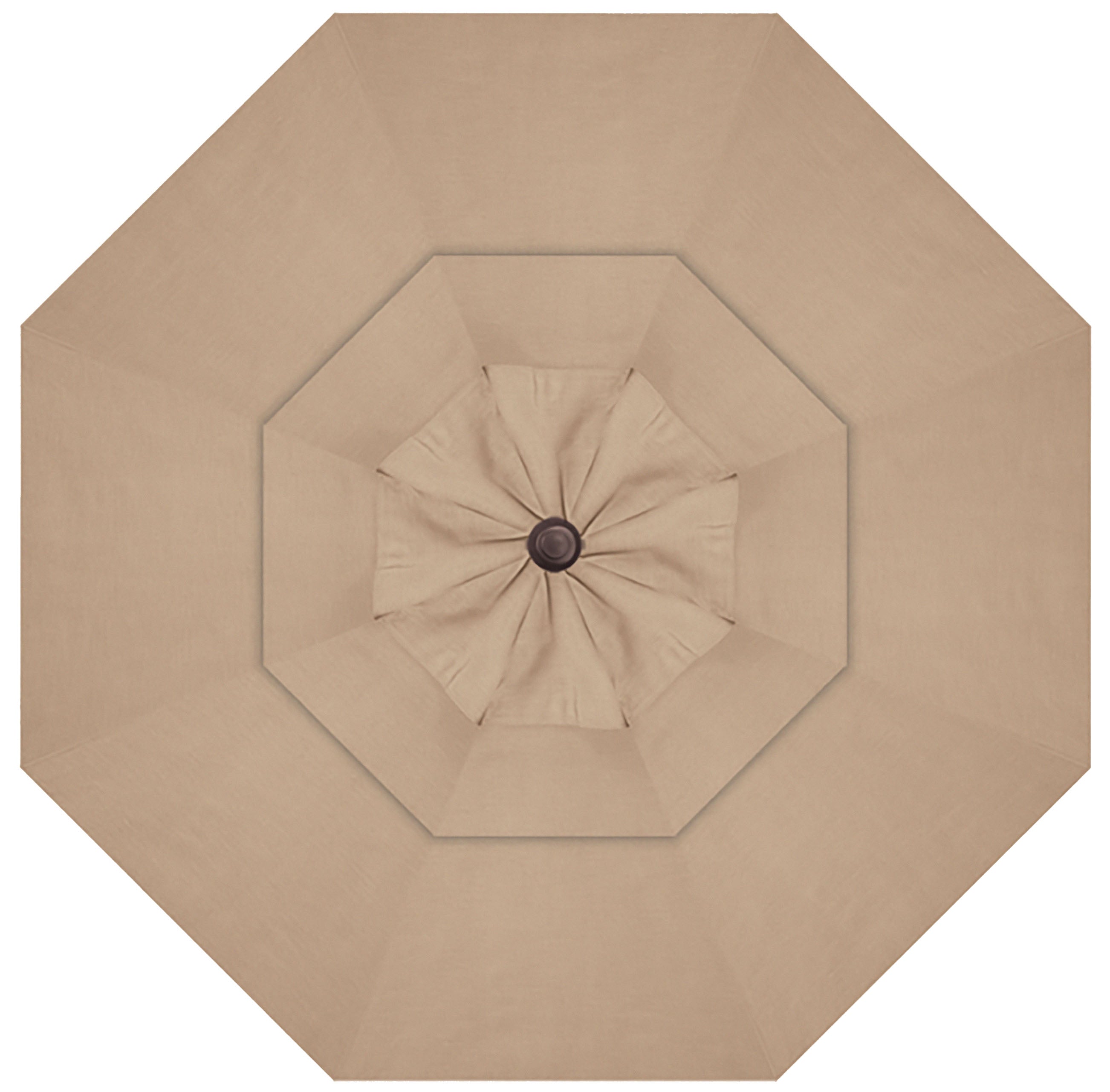 9'ft Patio Umbrella Push Button Tilt Sunbrella® Double Wind Vents