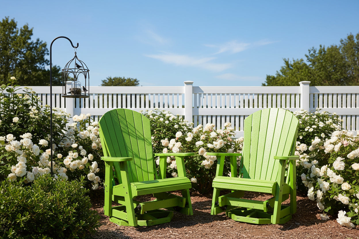 Adirondack Swivel Glider