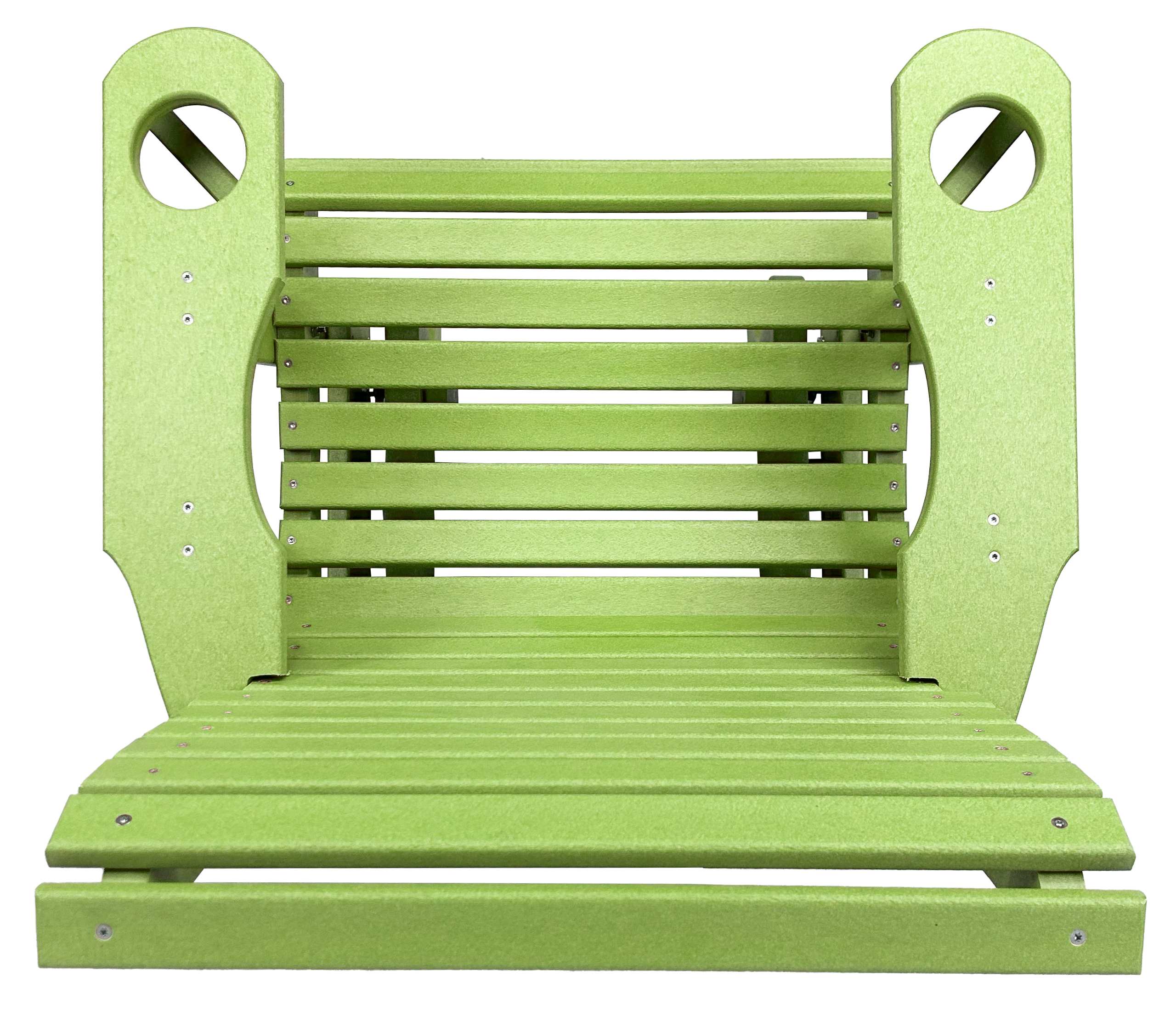 Set of 6 - Rolled Back Single Gliders With Built In Cup Holders