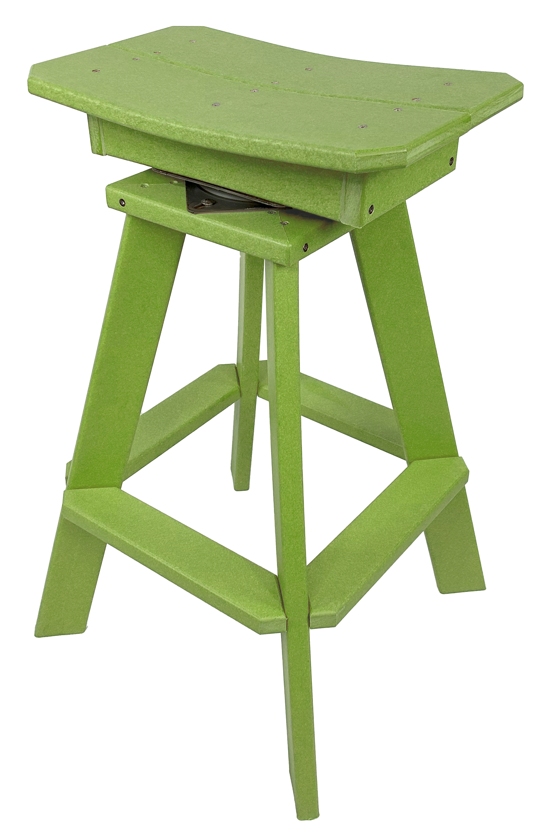 Set of 6 - Swivel Saddle Bar Stools