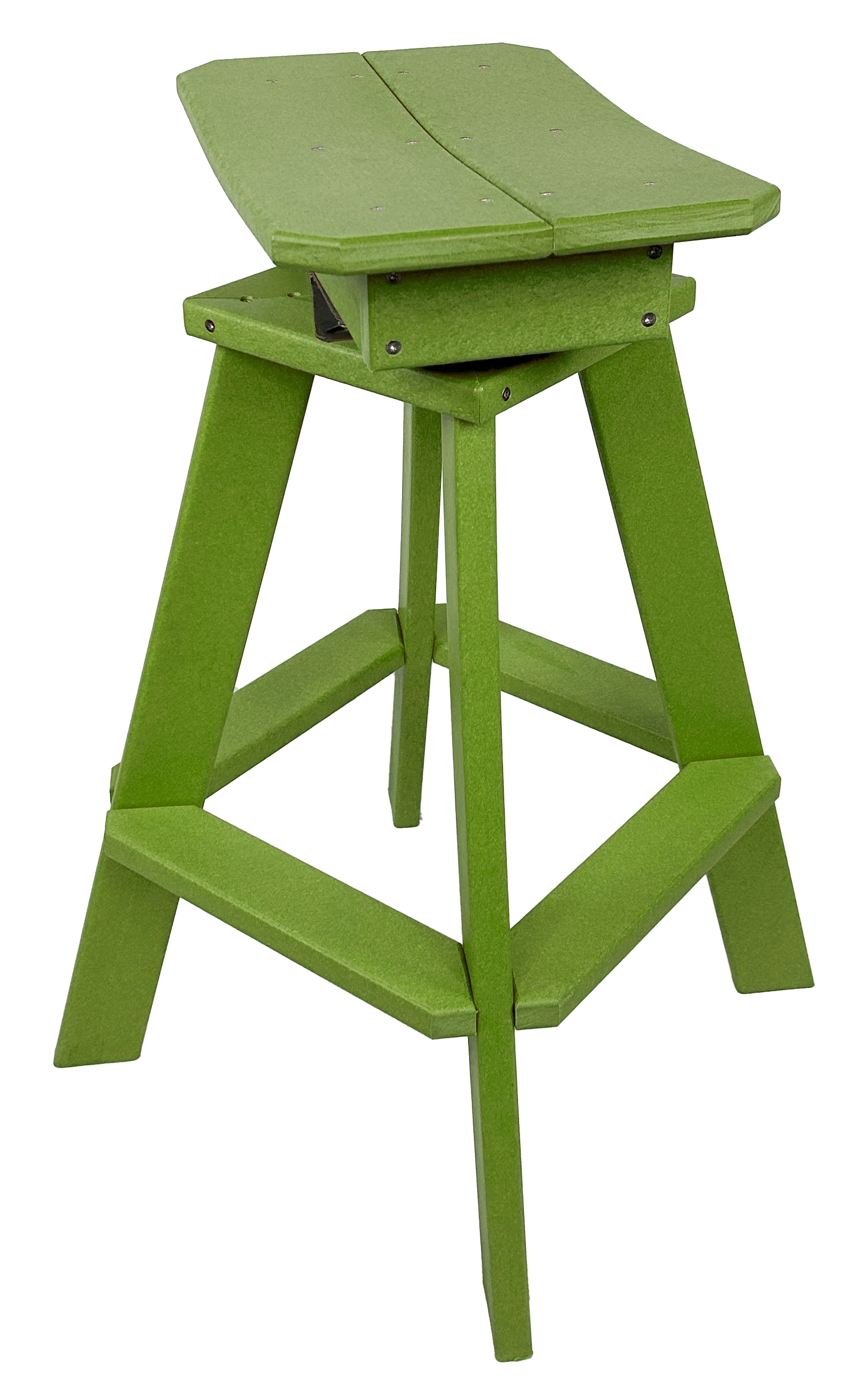 Set of 6 - Swivel Saddle Bar Stools