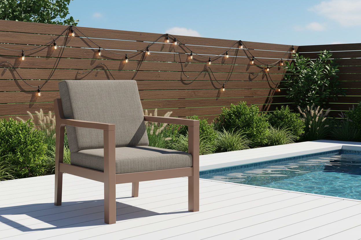 Mayfair Outdoor Lounge Chair Sunbrella® Fabric