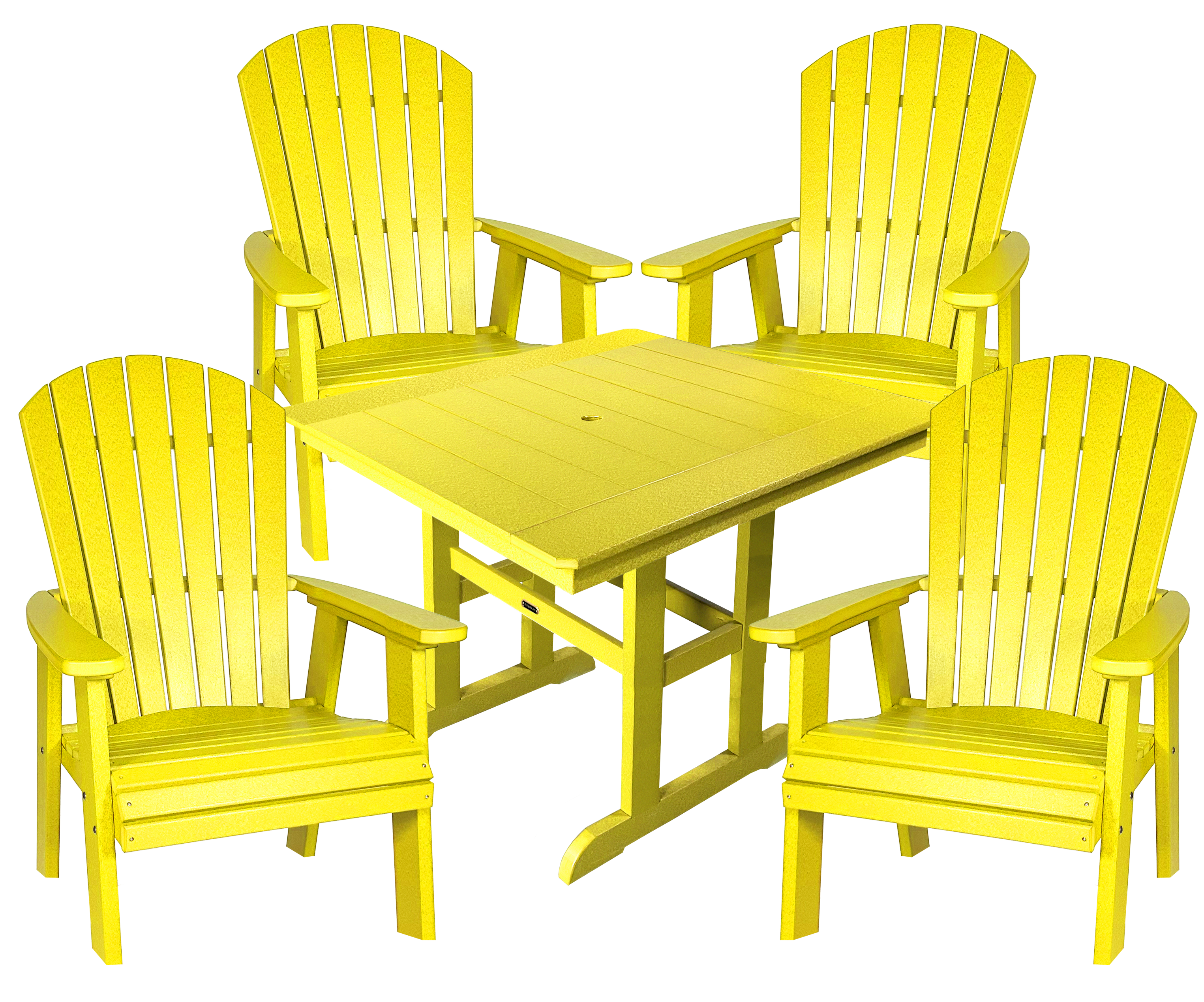 5-Piece Oceanview Adirondack Dining Set - Fully Assembled