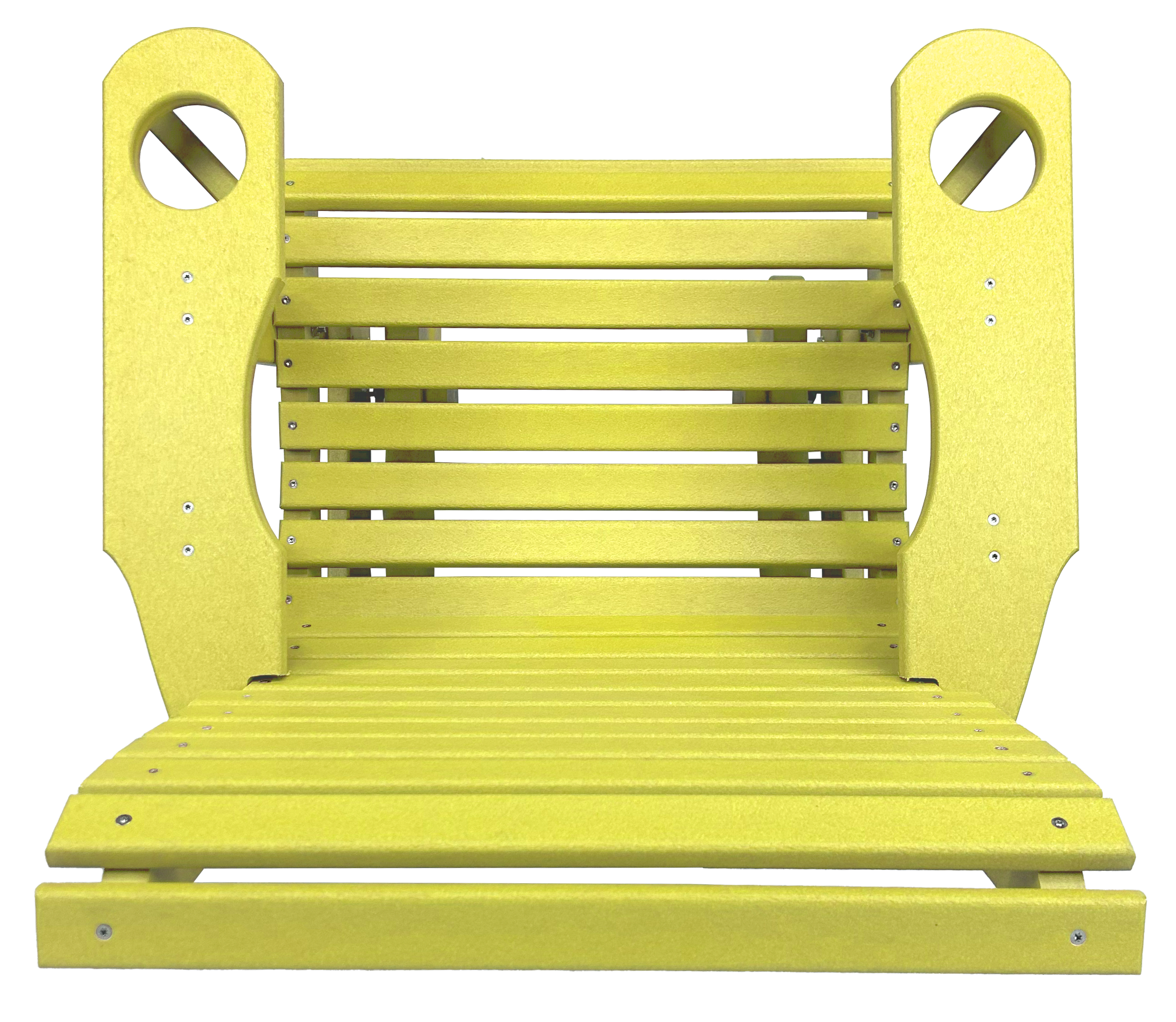 Set of 6 - Rolled Back Single Gliders With Built In Cup Holders