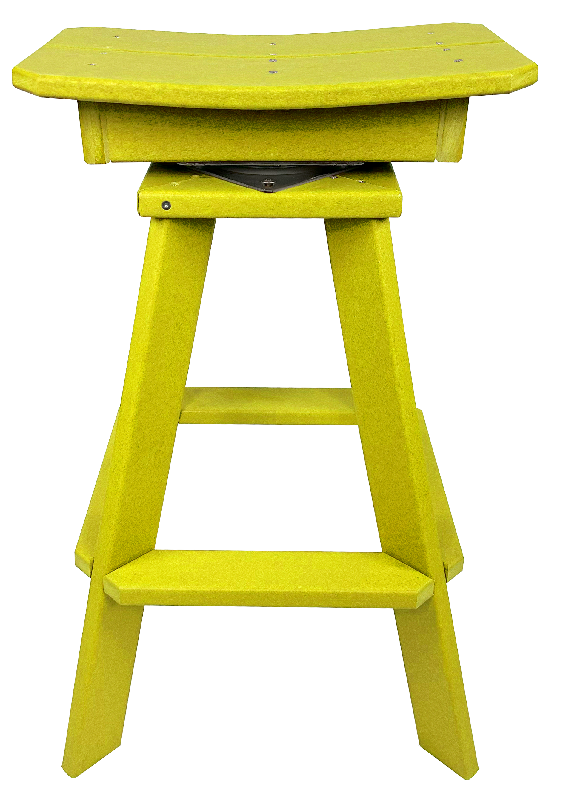 Set of 6 - Swivel Saddle Bar Stools