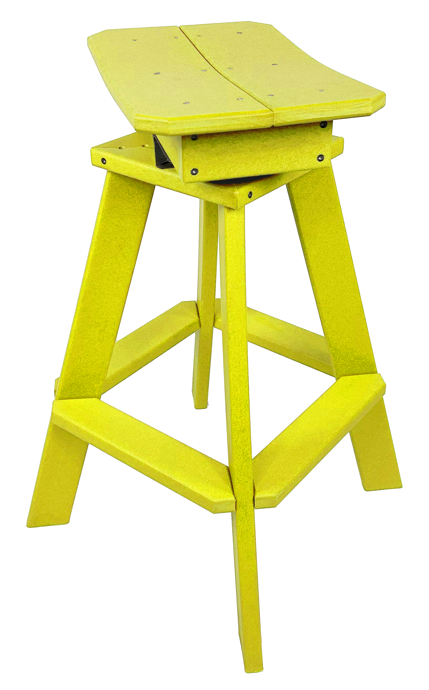 Set of 6 - Swivel Saddle Bar Stools