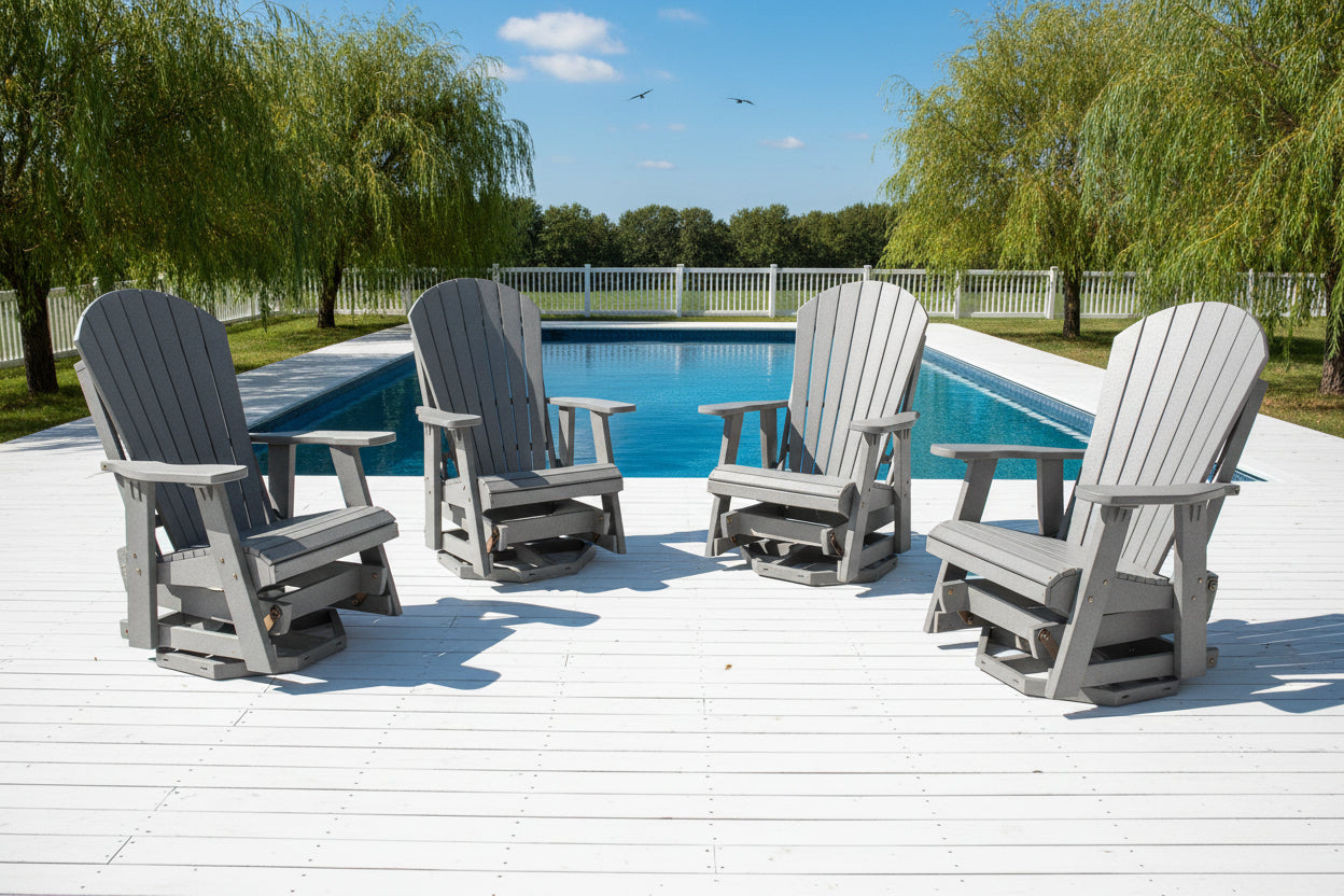 Adirondack Swivel Glider