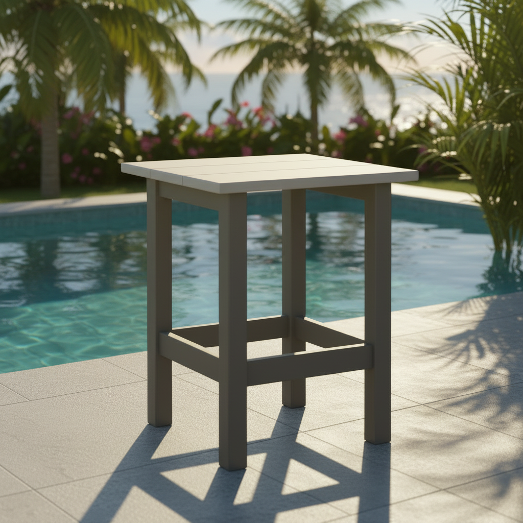 DuraWeather Poly MODERN END TABLE