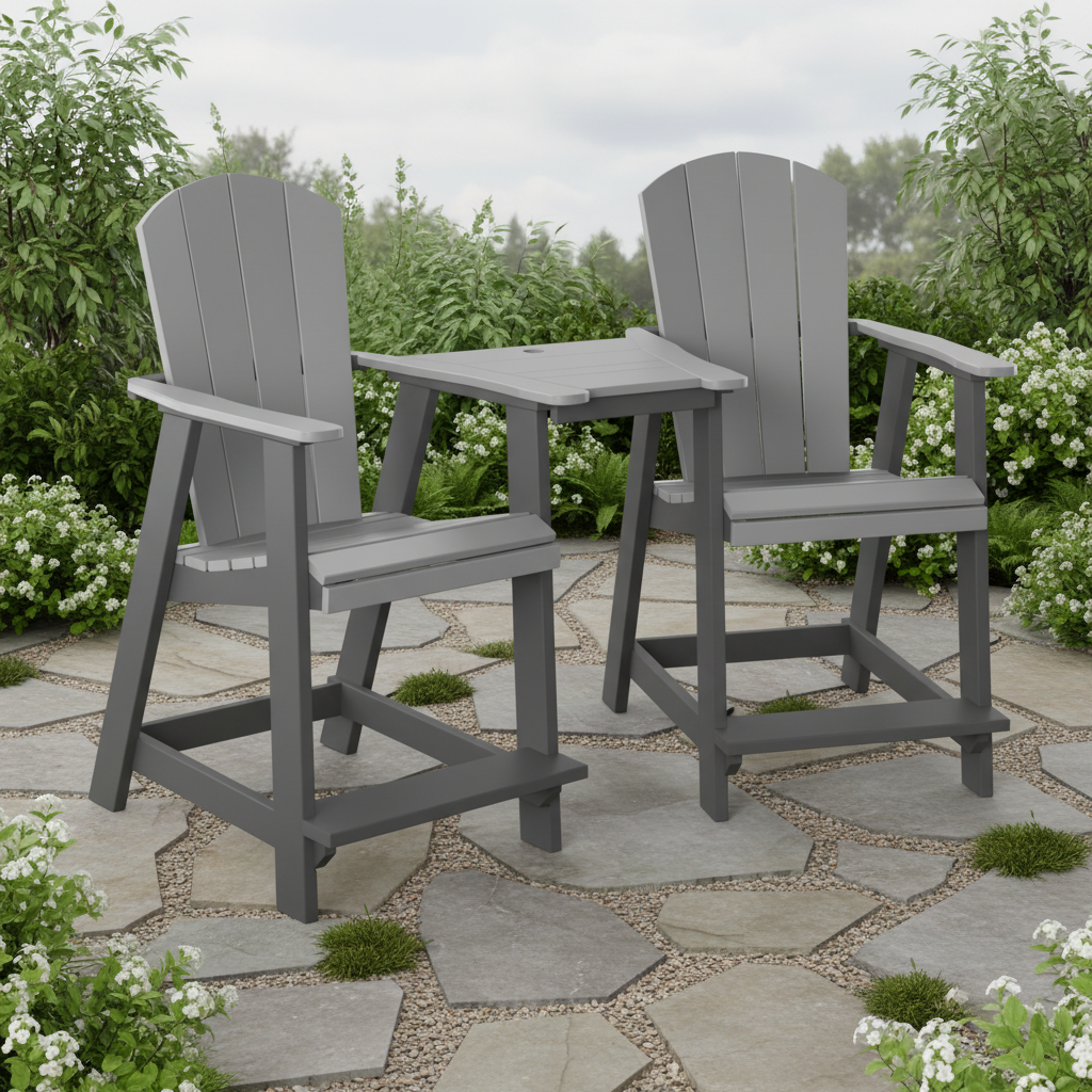 DuraWeather Poly TETE-A-TETE TABLE SET