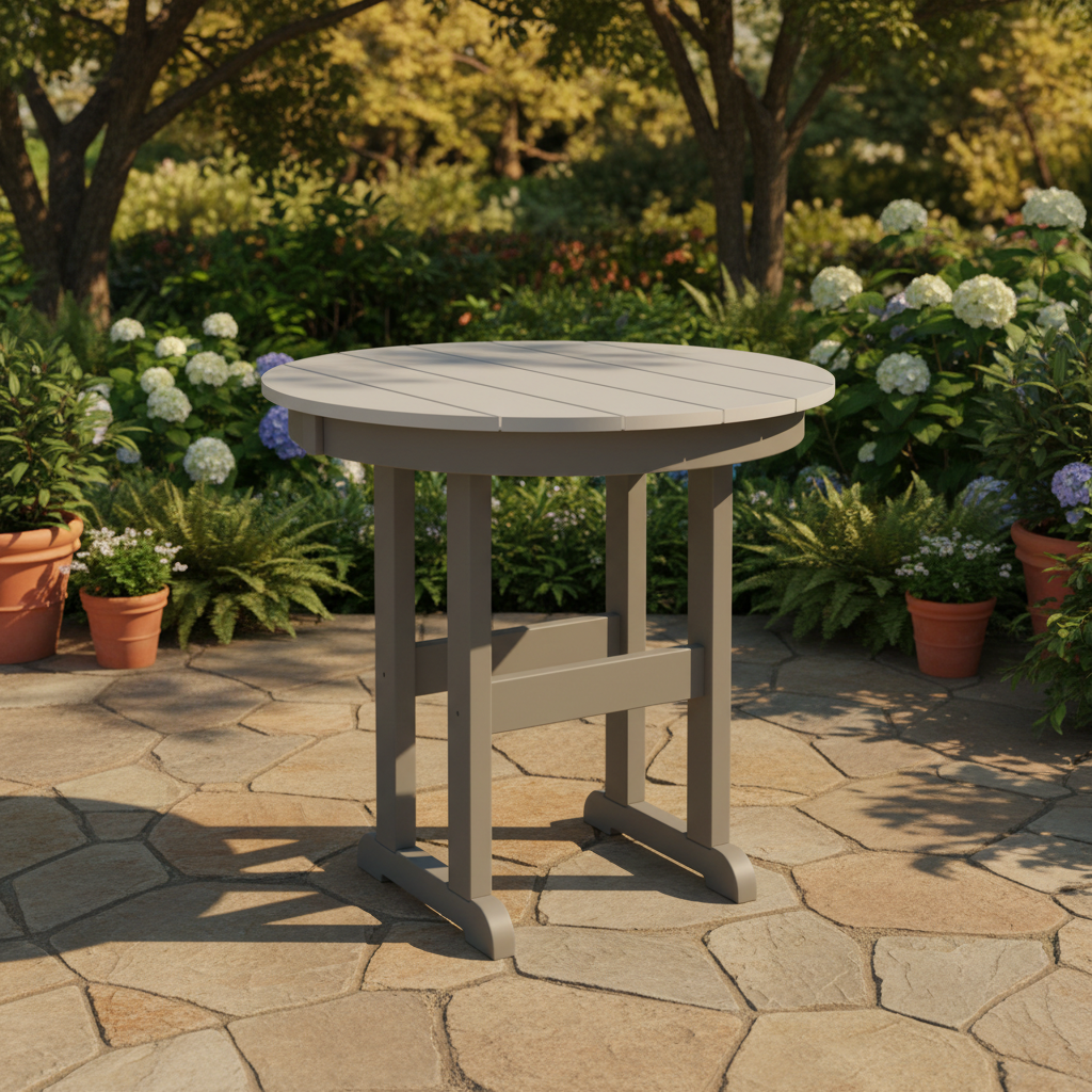 DuraWeather Poly 33" ROUND TABLE