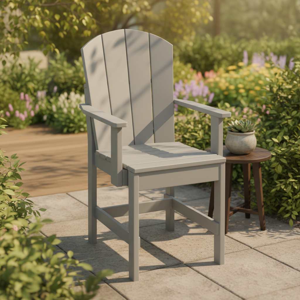 DuraWeather Poly FANBACK DINING CHAIR