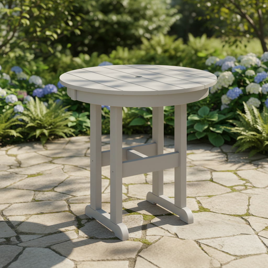 DuraWeather Poly 33" ROUND TABLE