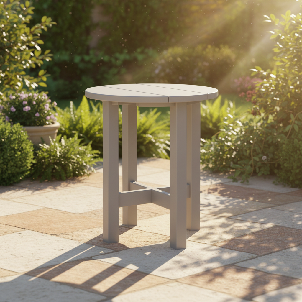 DuraWeather Poly ROUND END TABLE
