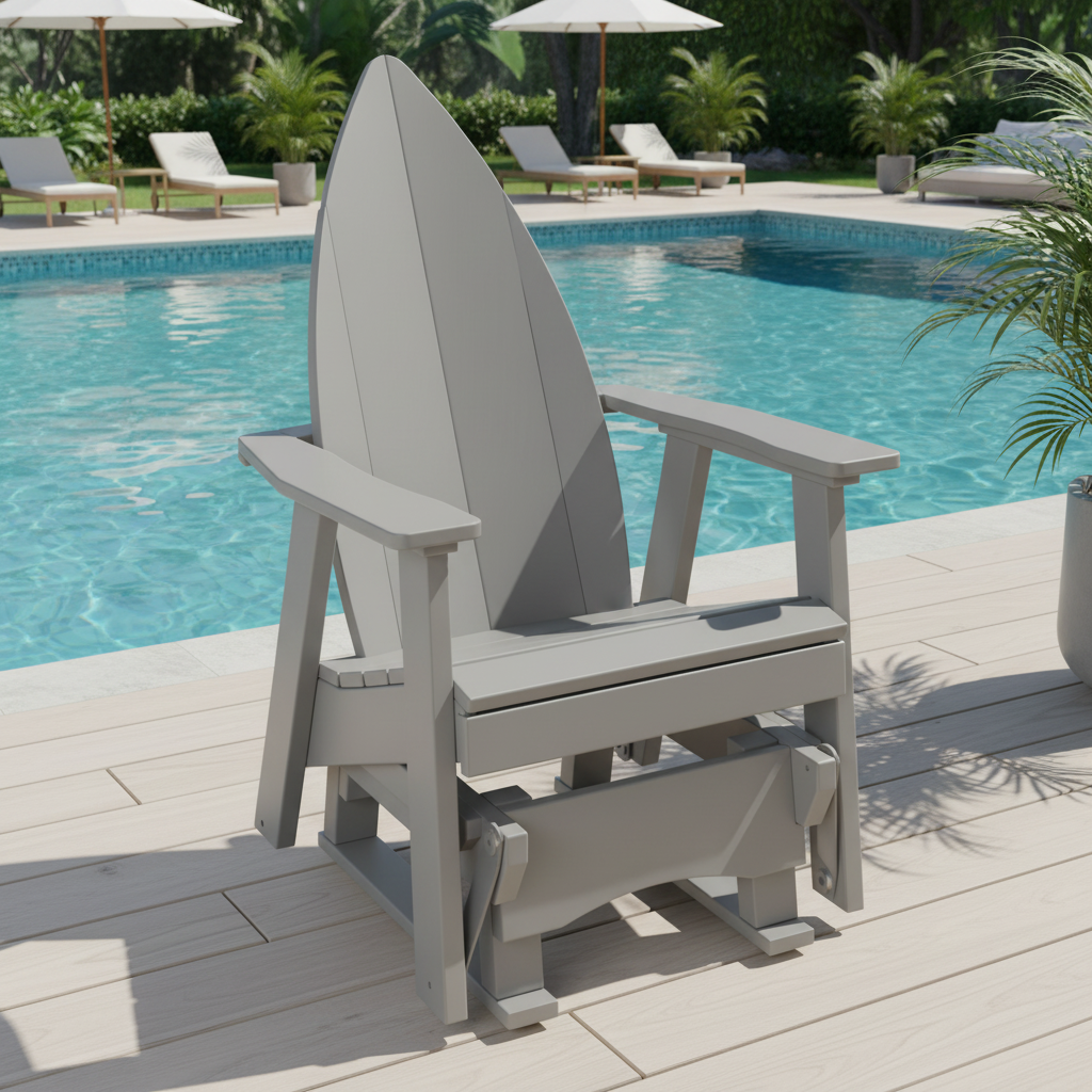 DuraWeather Poly SURFBOARD NOSE 2 GLIDER CHAIR
