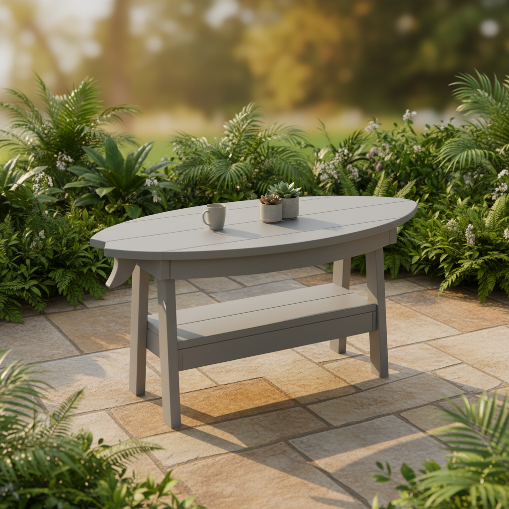 DuraWeather Poly SURFBOARD COFFEE TABLE