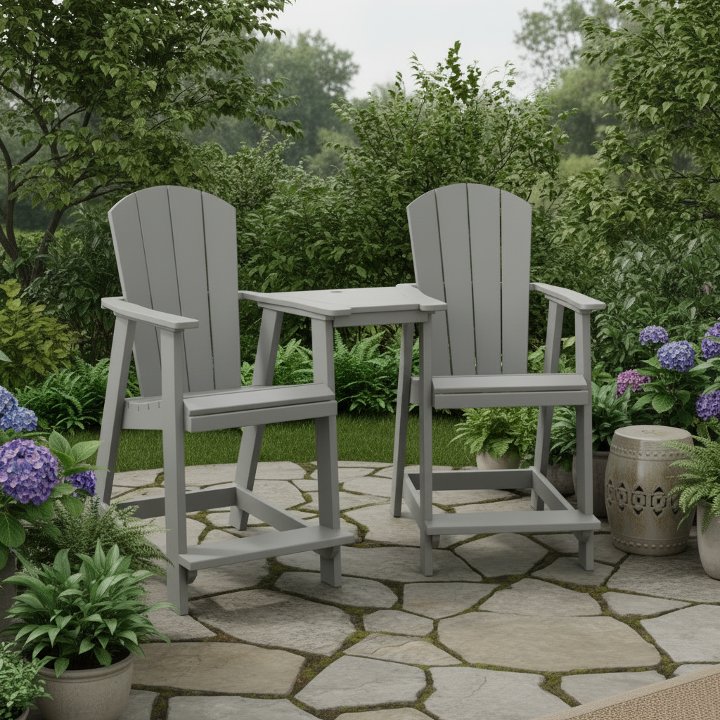 DuraWeather Poly TETE-A-TETE TABLE SET