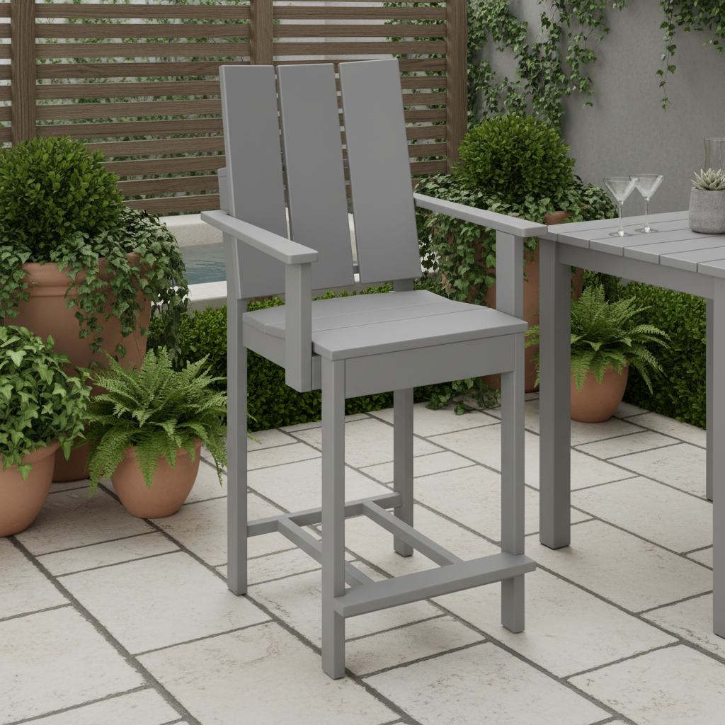 DuraWeather Poly MODERN DINING CHAIR
