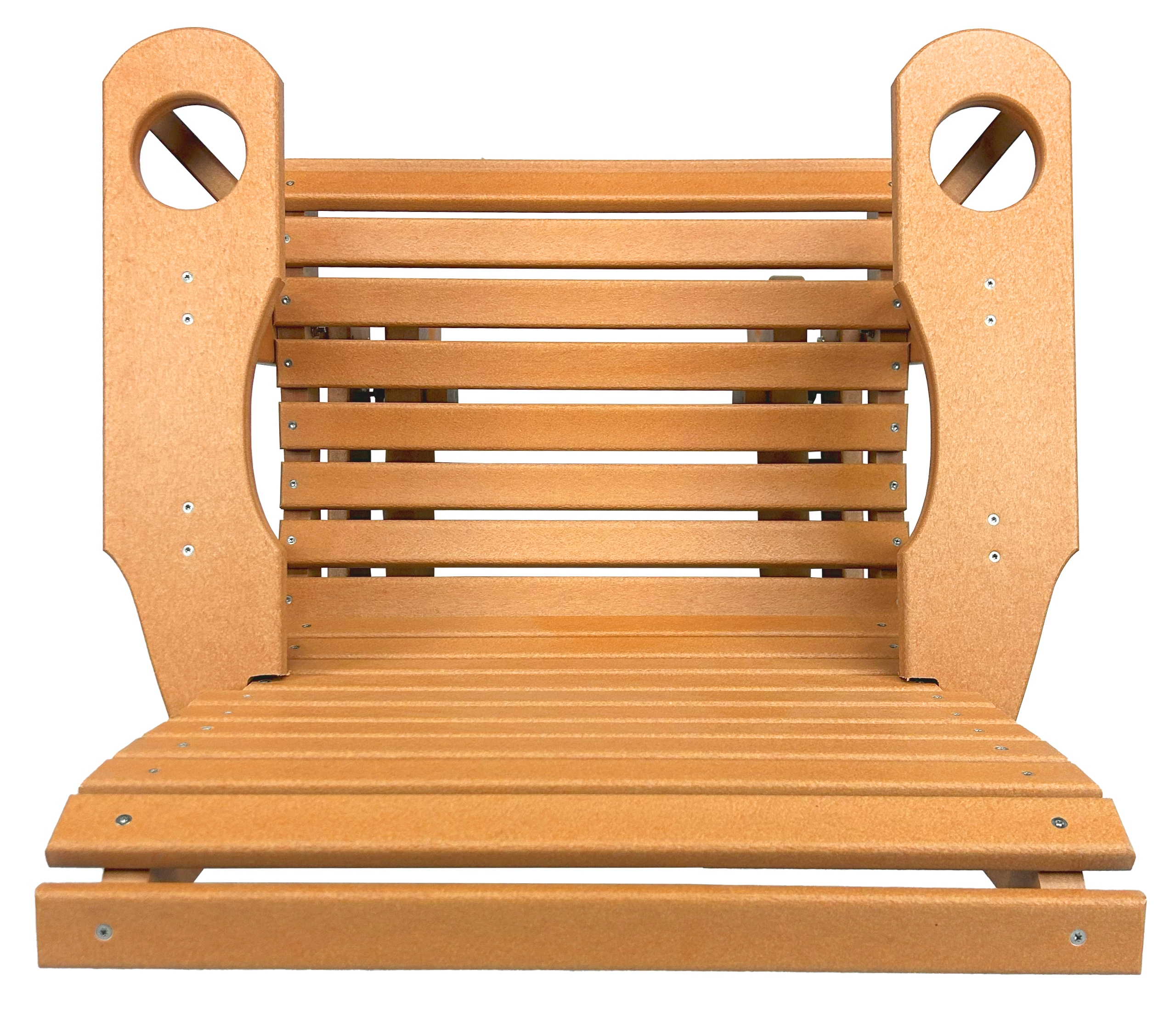 Set of 6 - Rolled Back Single Gliders With Built In Cup Holders