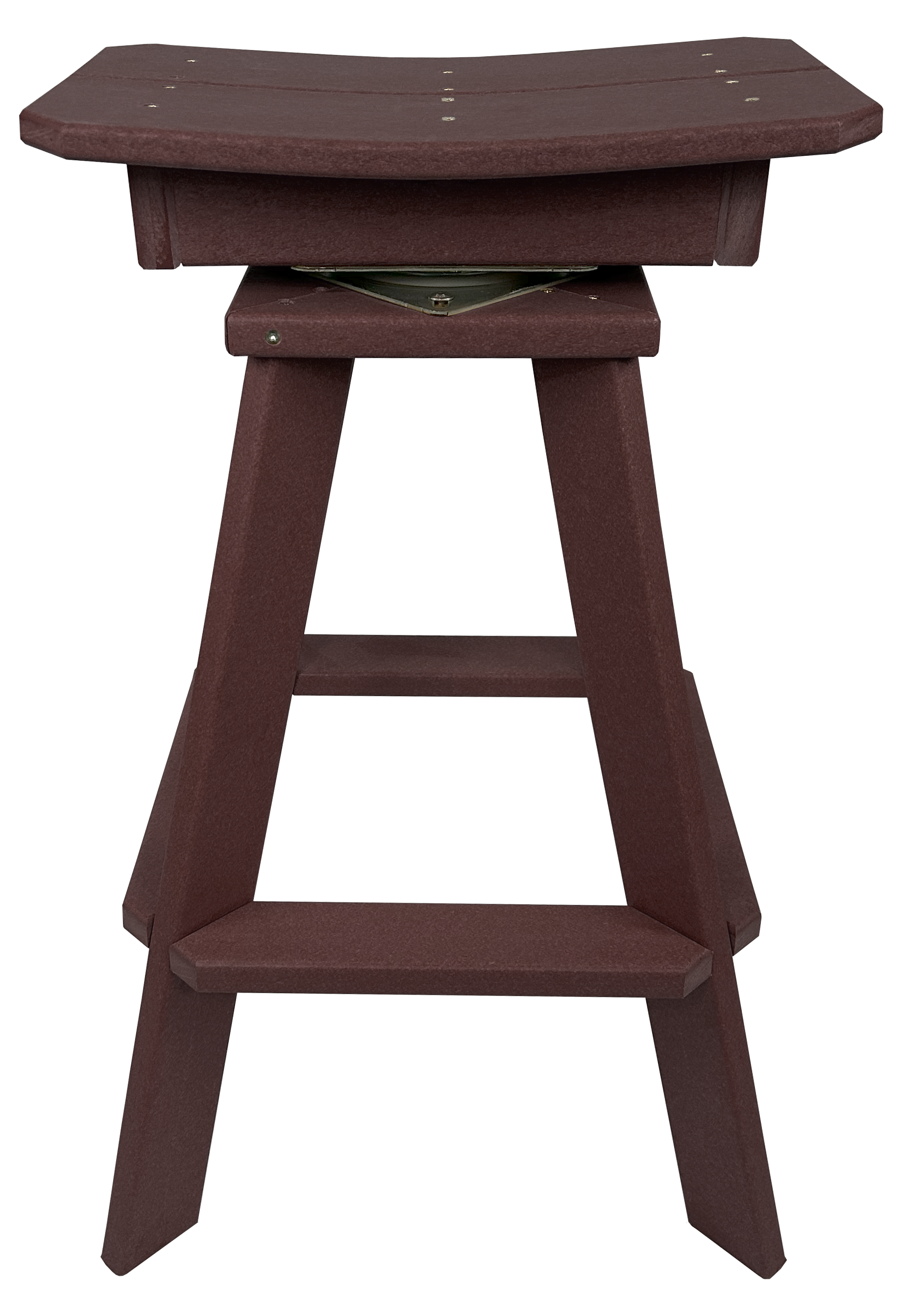 Set of 6 - Swivel Saddle Bar Stools