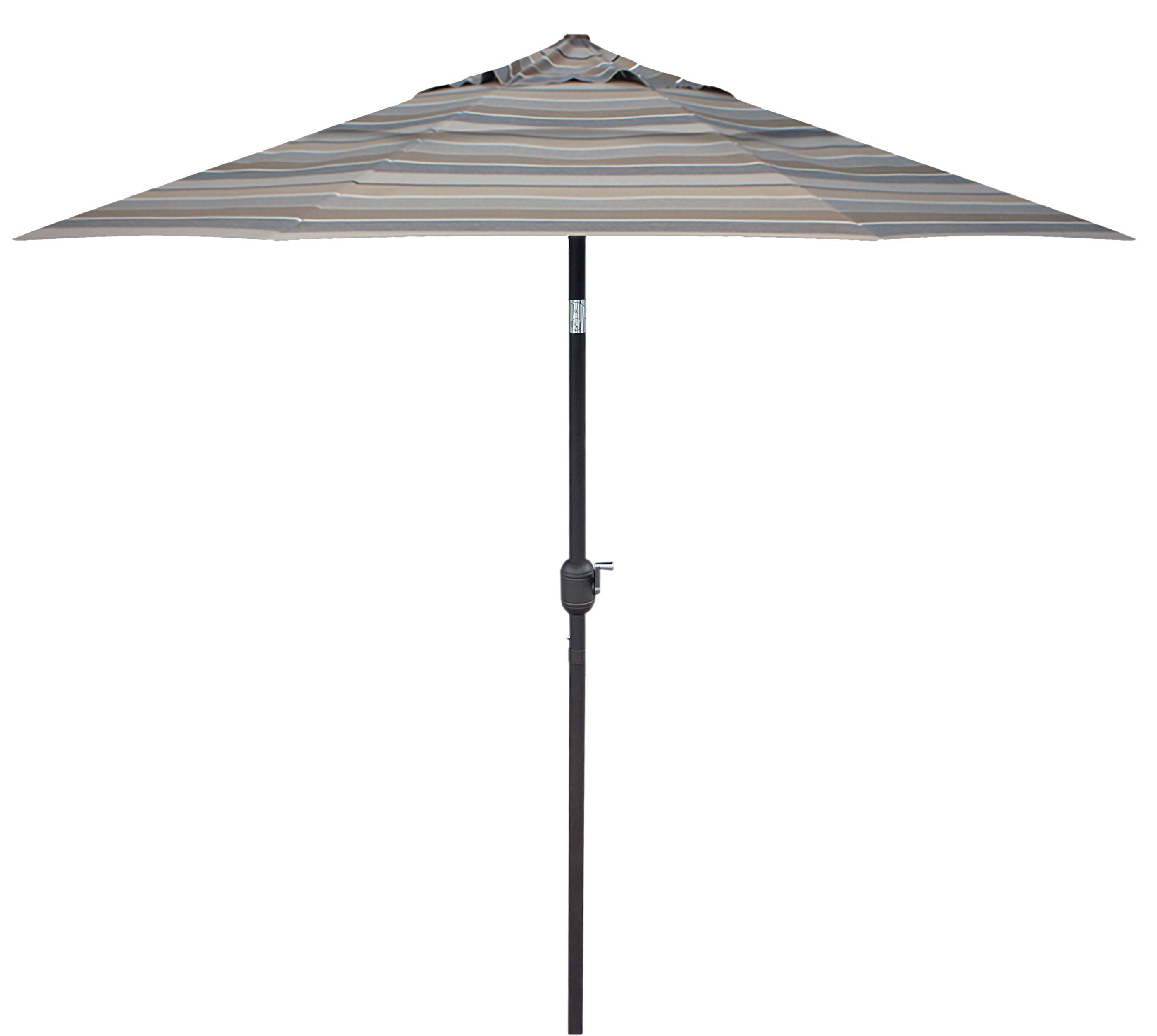 9'ft Patio Umbrella Push Button Tilt Sunbrella® Double Wind Vents
