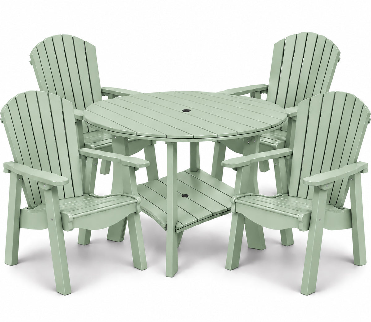 5-Piece Harmony Adirondack Dining Table Set