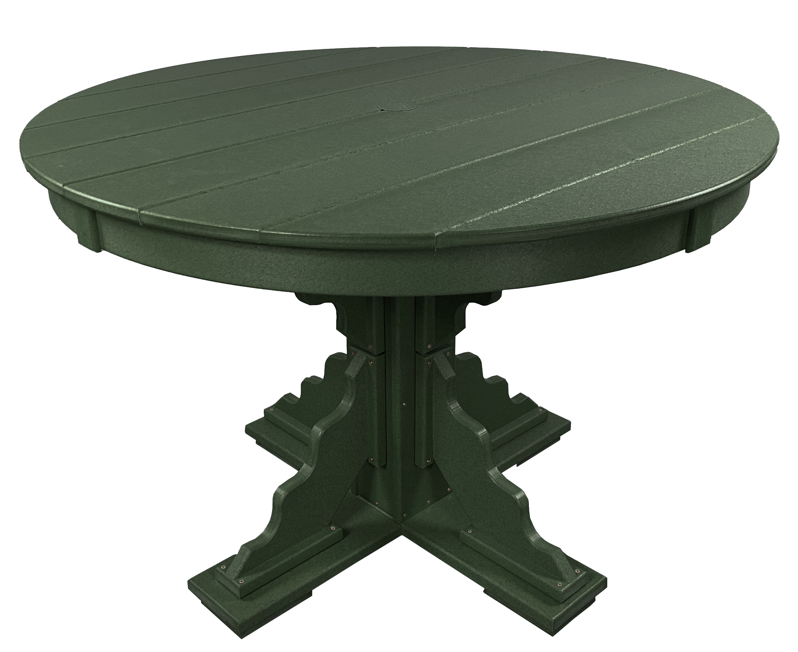 5-Piece 44”rd. Bridgewater Swivel Dining Set With Built In Cupholders
