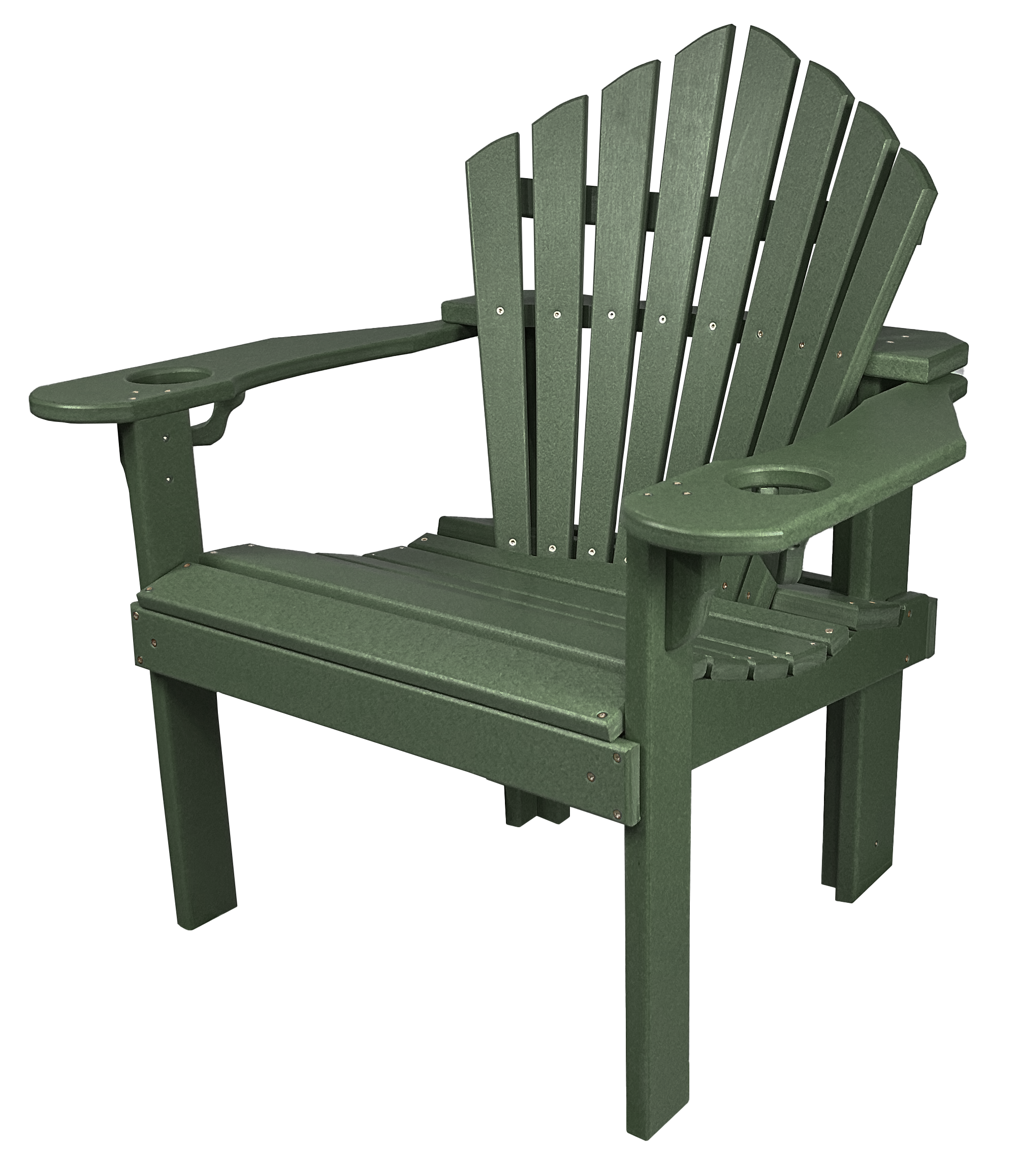 7-Piece 60”rd. Bridgewater Dining Set With Built In Cupholders