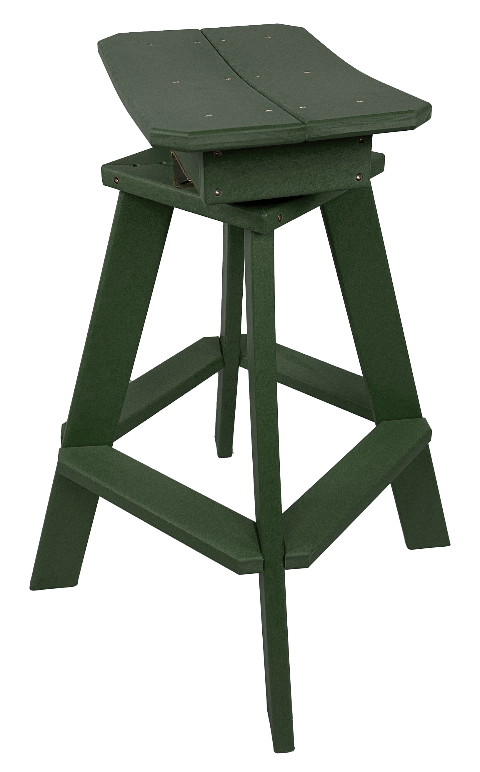 Set of 6 - Swivel Saddle Bar Stools