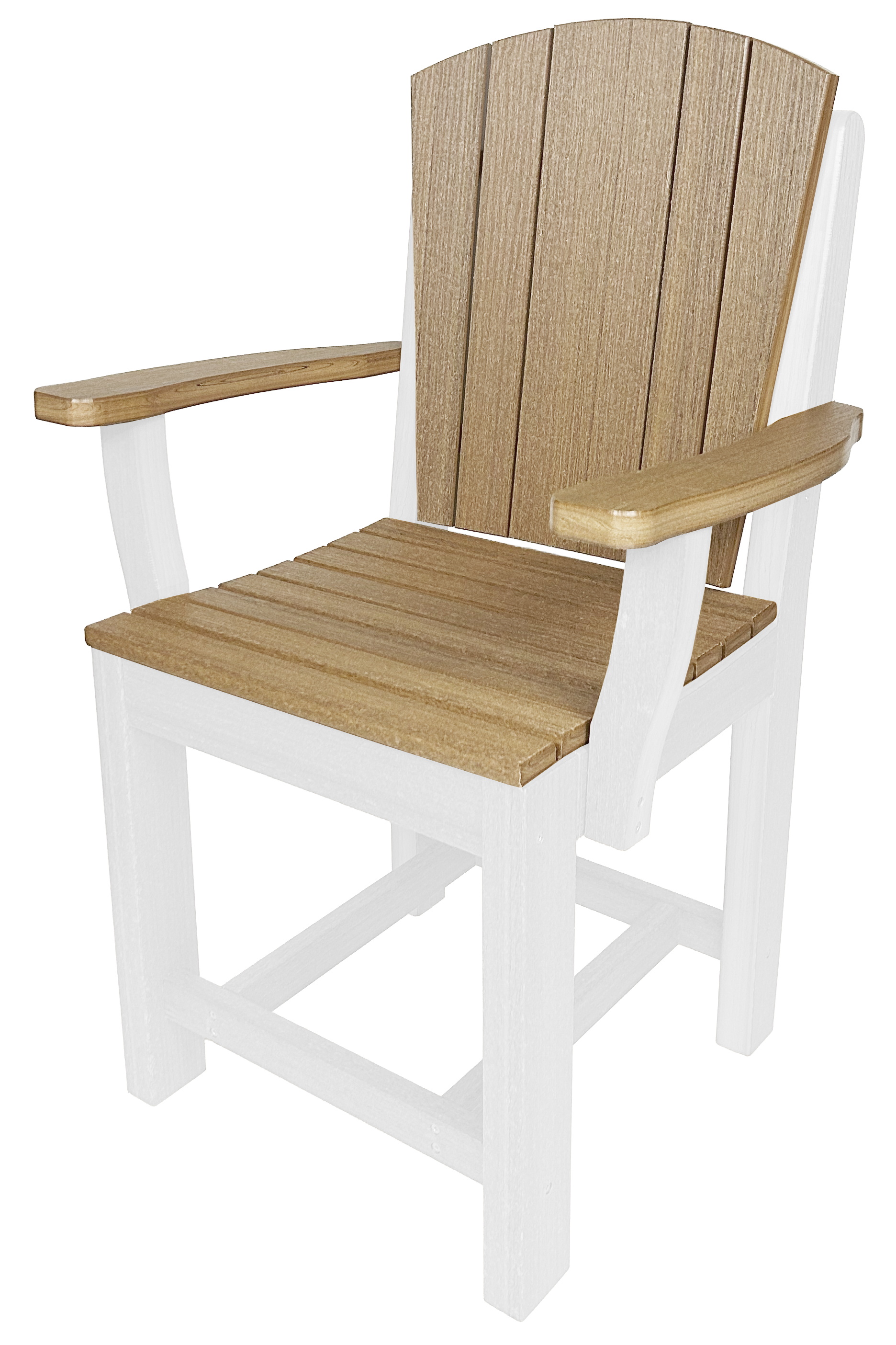 7-Piece Plantation Dining Set With 6 Arm Chairs