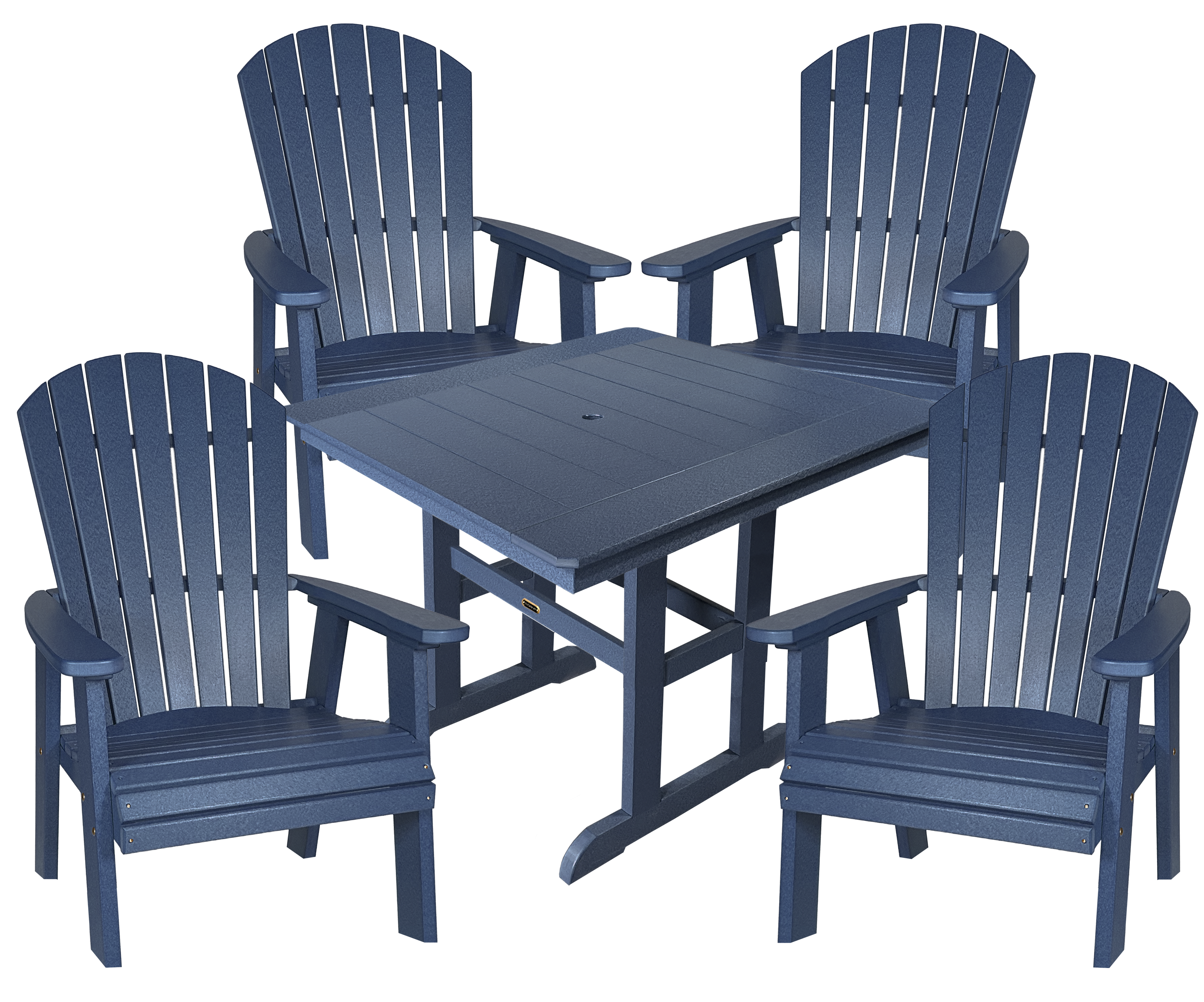 5-Piece Oceanview Adirondack Dining Set - Fully Assembled