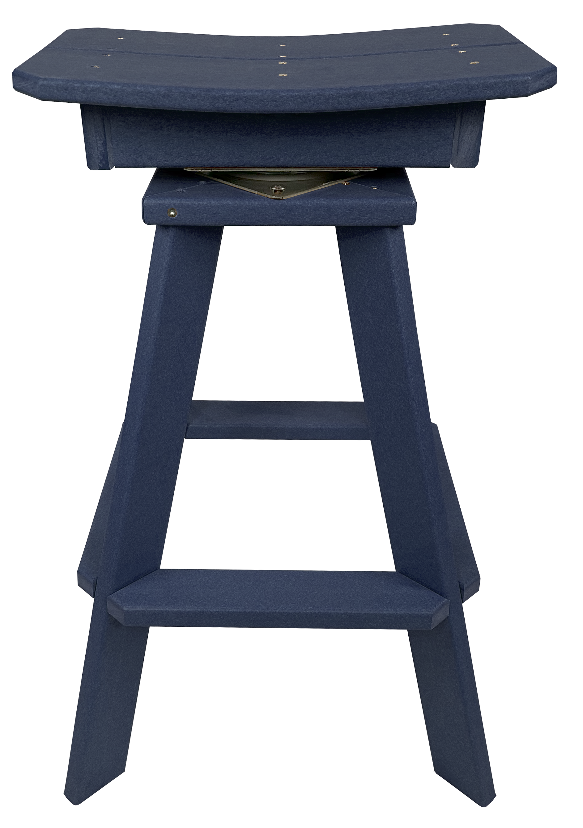 Set of 6 - Swivel Saddle Bar Stools