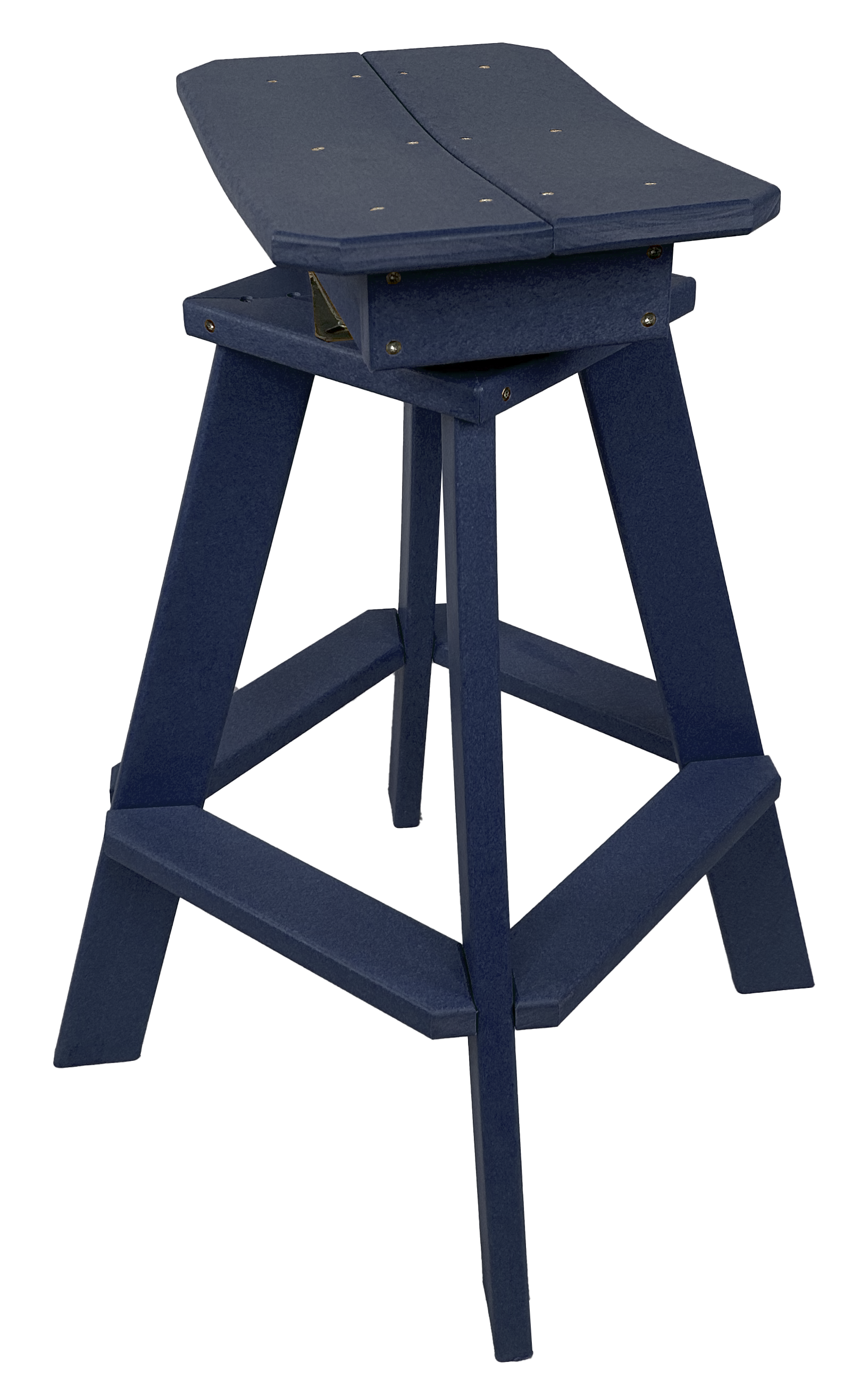 Set of 6 - Swivel Saddle Bar Stools