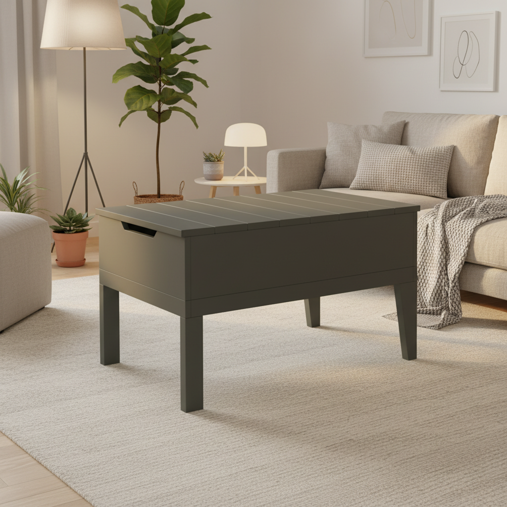 DuraWeather Poly BREEZE DEEP SEAT STORAGE/ICE TABLE