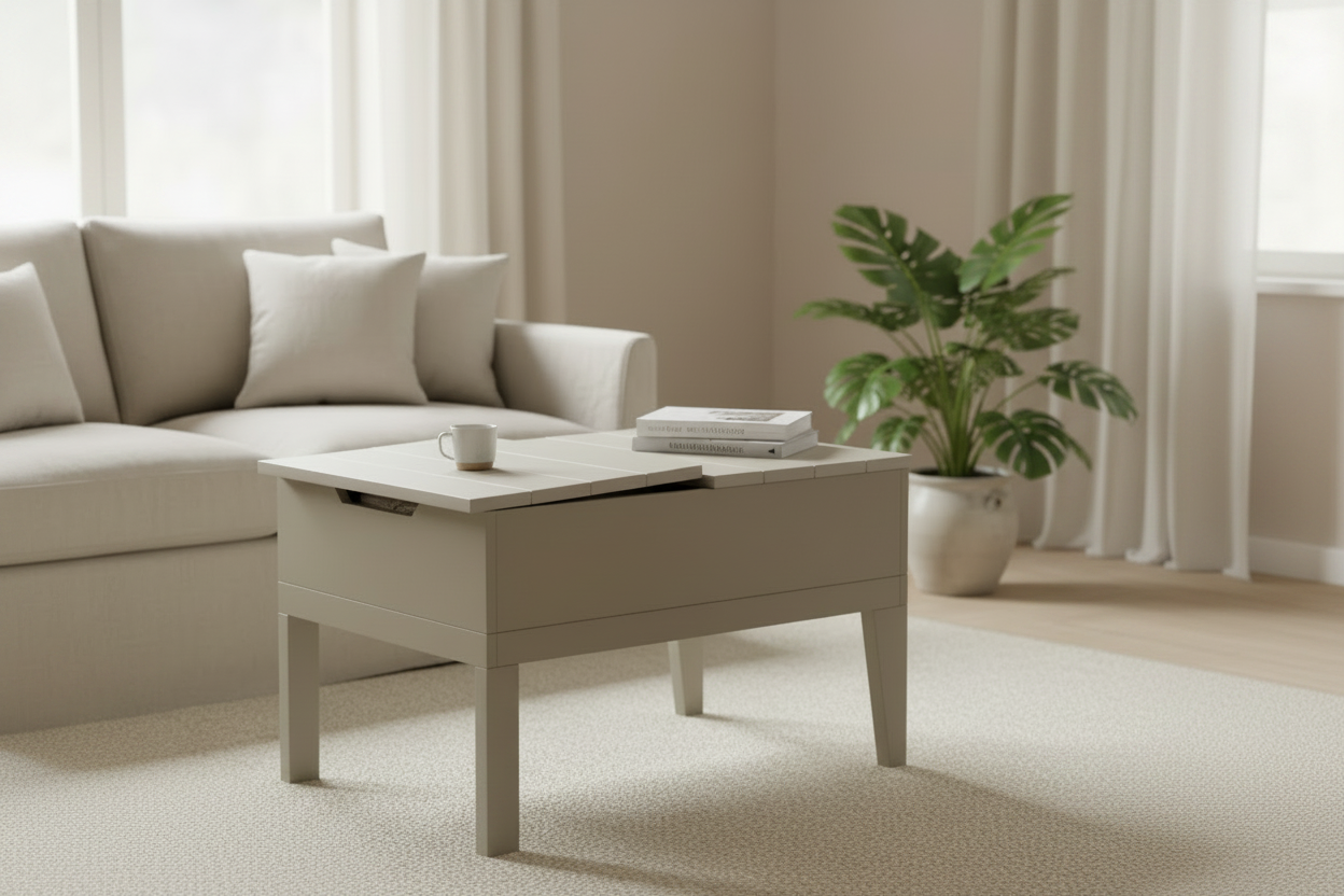 DuraWeather Poly BREEZE DEEP SEAT STORAGE/ICE TABLE