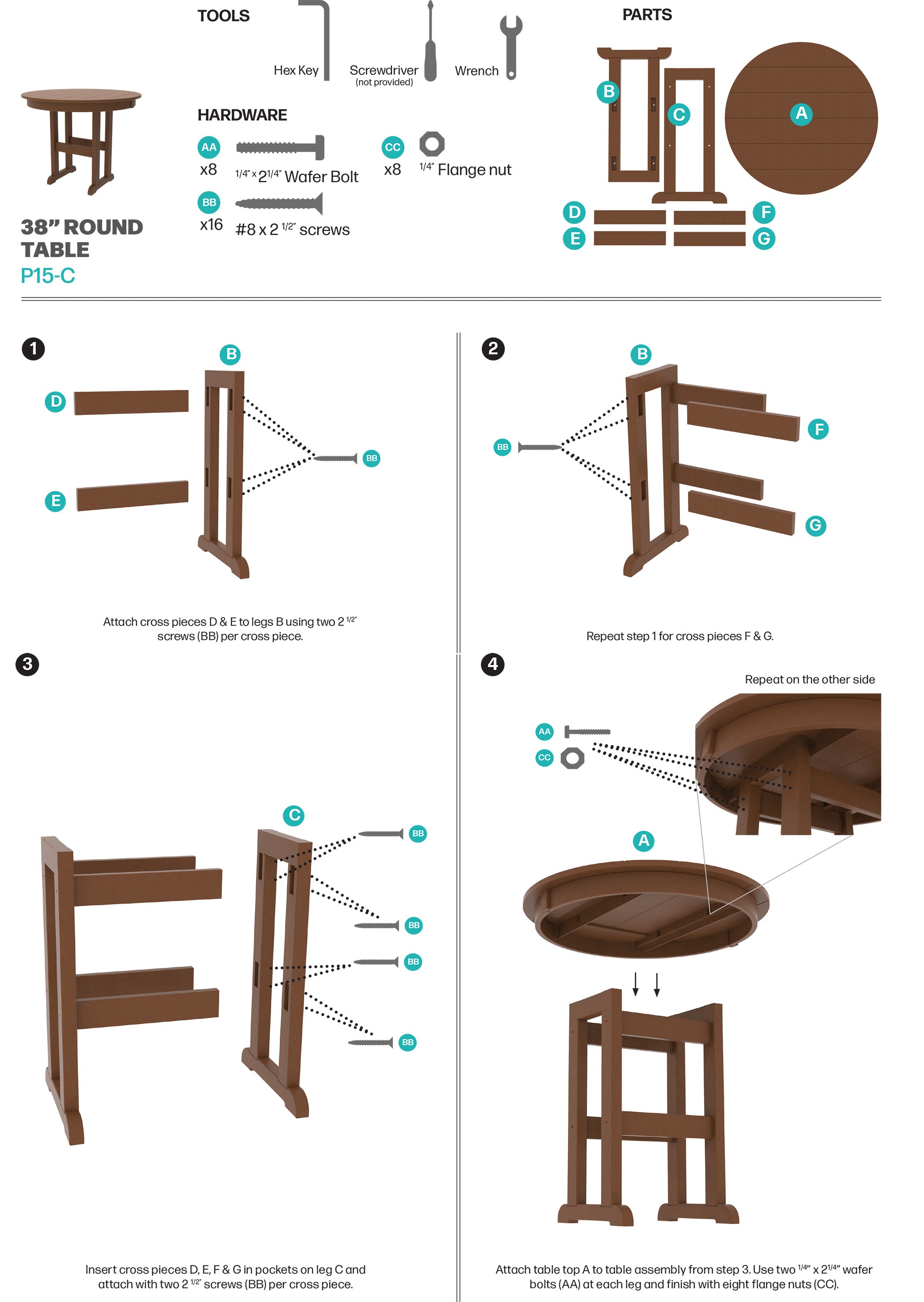 5-Piece Maybeck Adirondack Counter Set