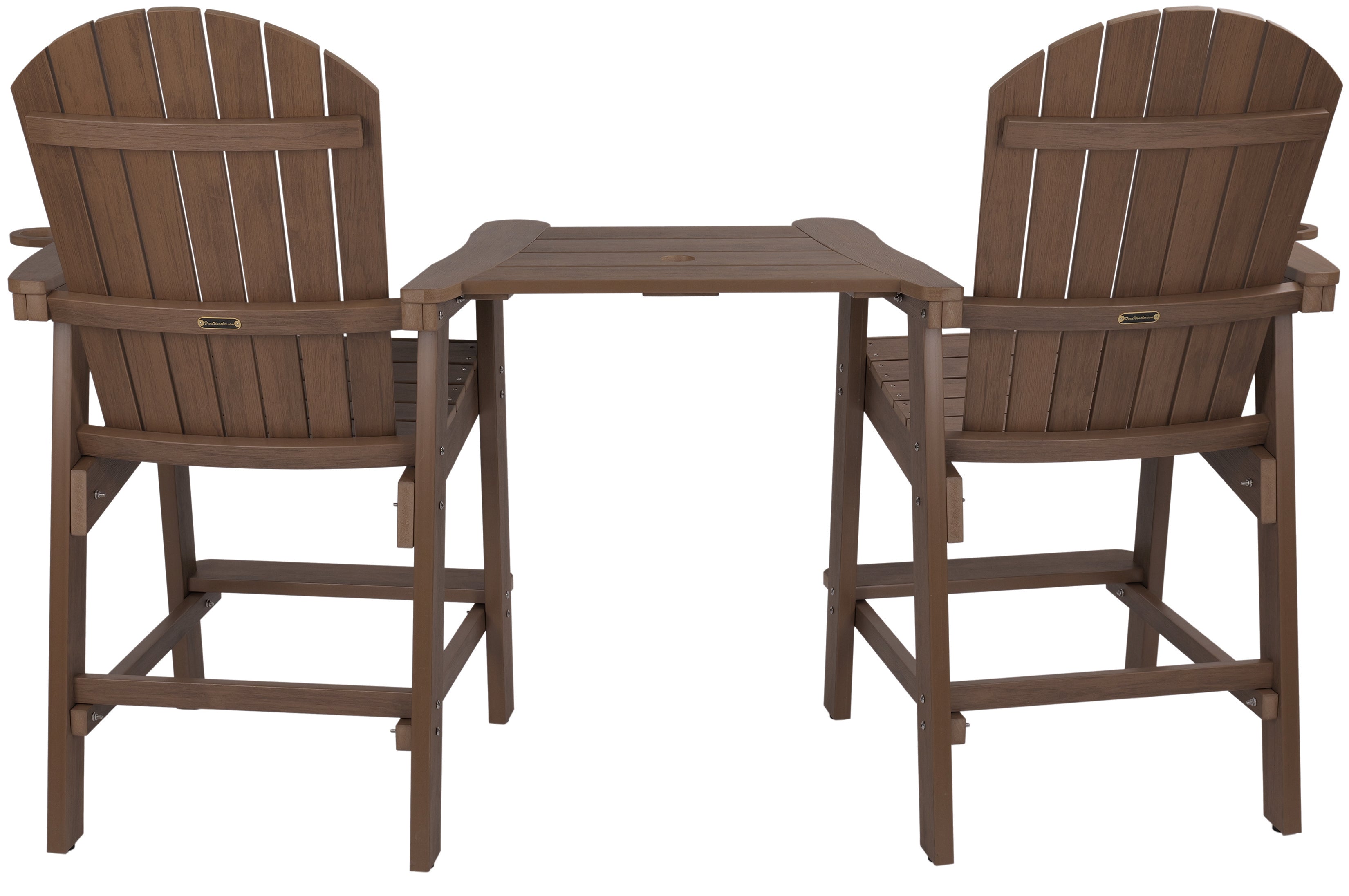 Counter Height Bistro Tete-a-tete With Cupholders