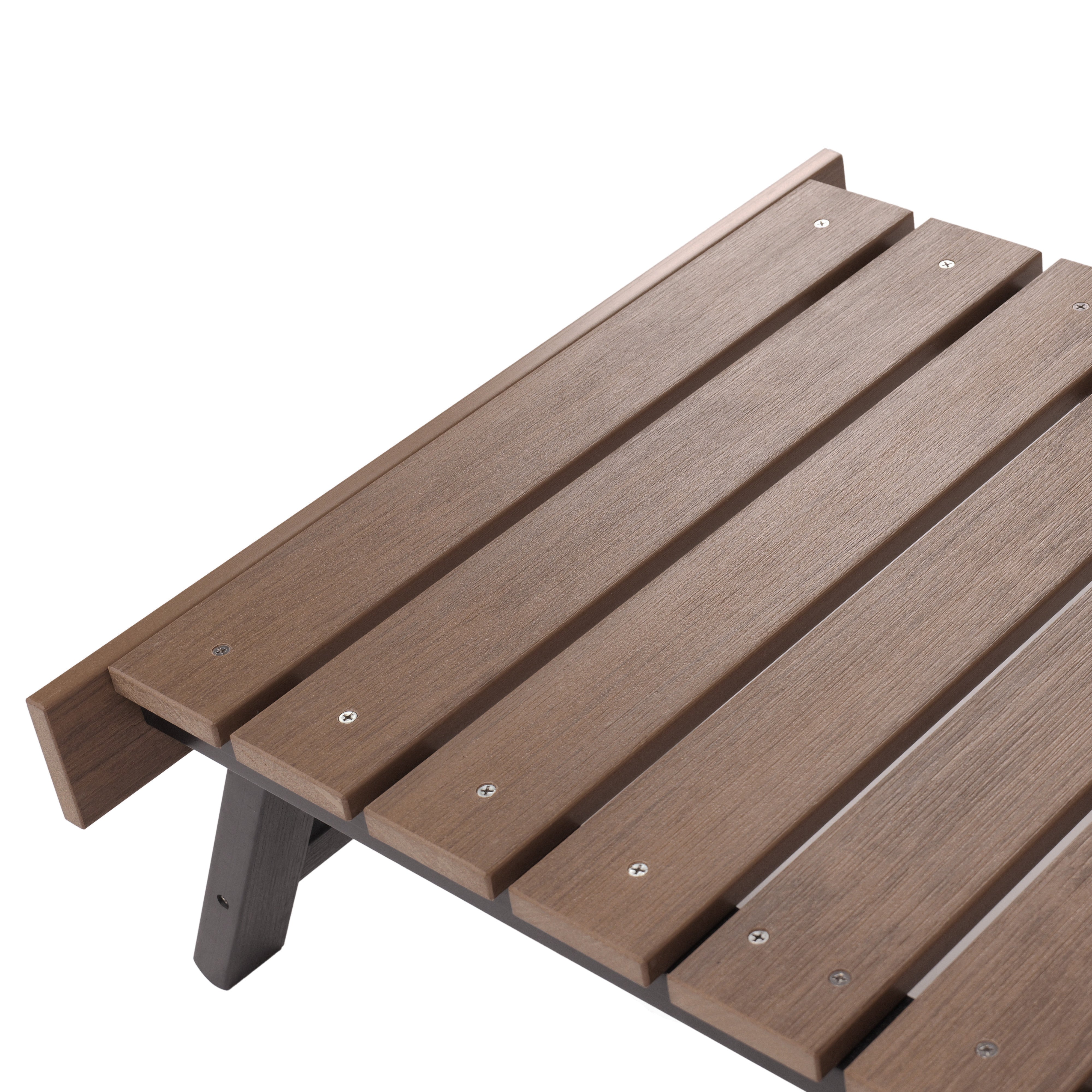 Folding Adirondack Chair with Built in Footrest & Cup/Wine Holders King Size