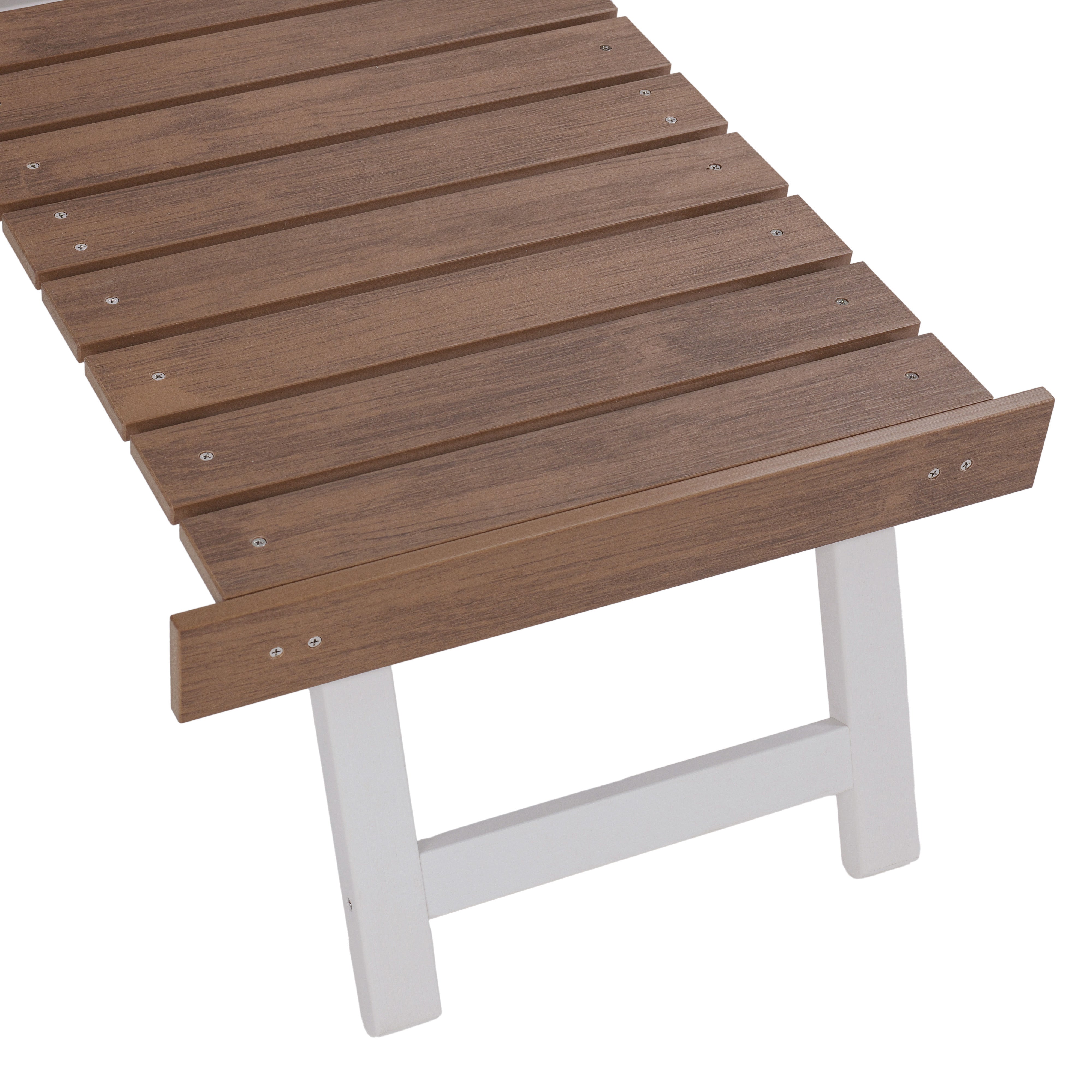 Folding Adirondack Chair with Built in Footrest & Cup/Wine Holders King Size