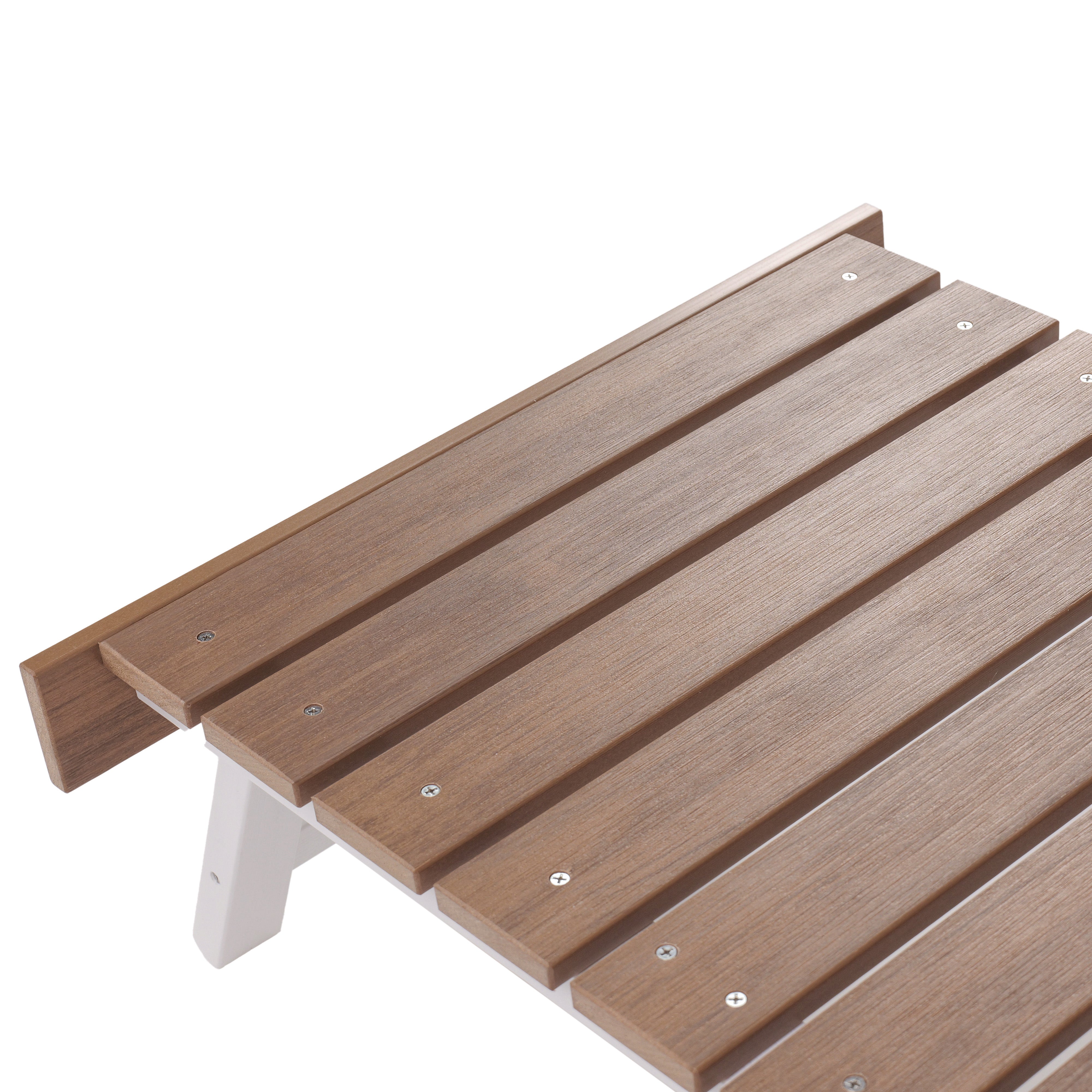 Folding Adirondack Chair with Built in Footrest & Cup/Wine Holders King Size
