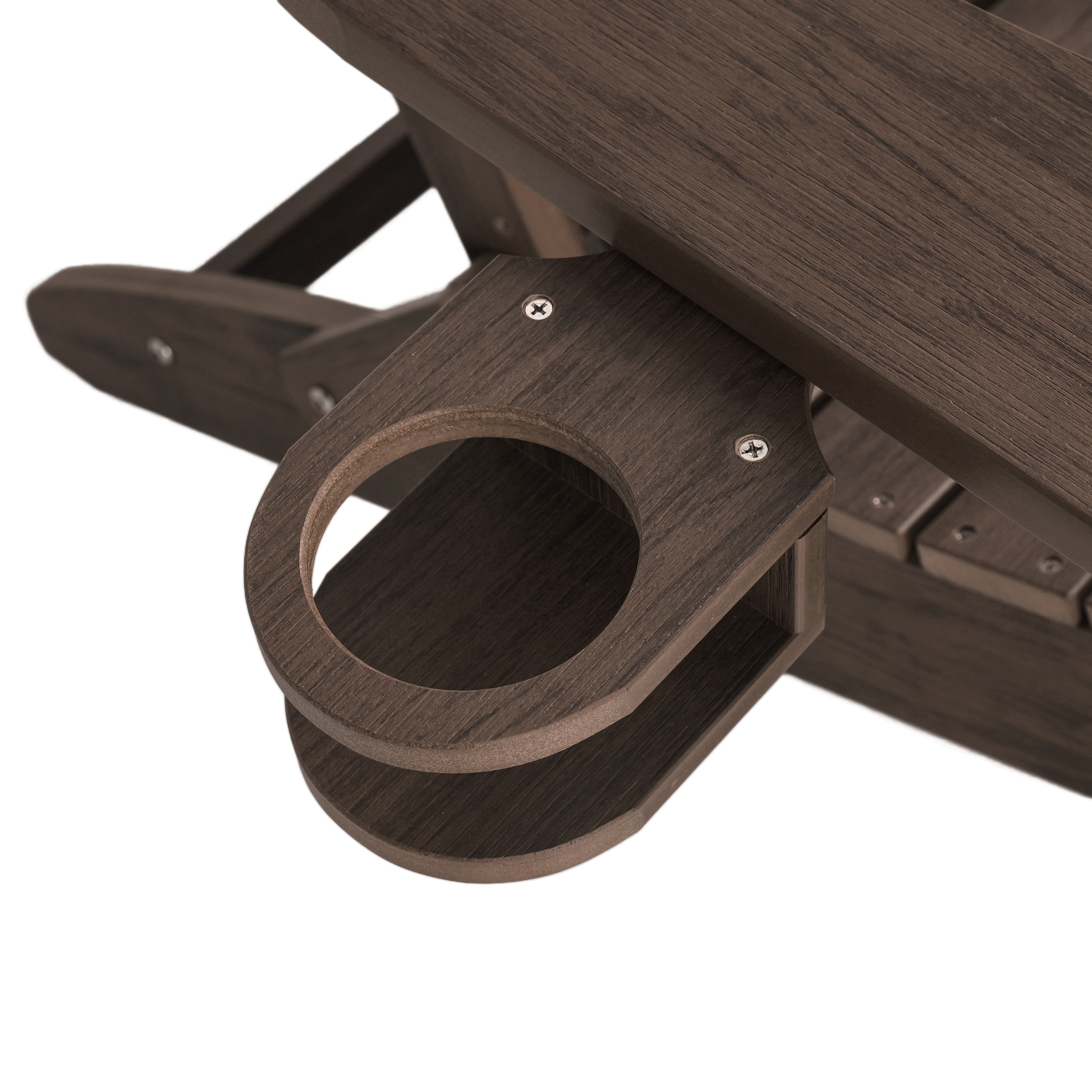 Folding Adirondack Chair with Built in Footrest & Cup/Wine Holders King Size