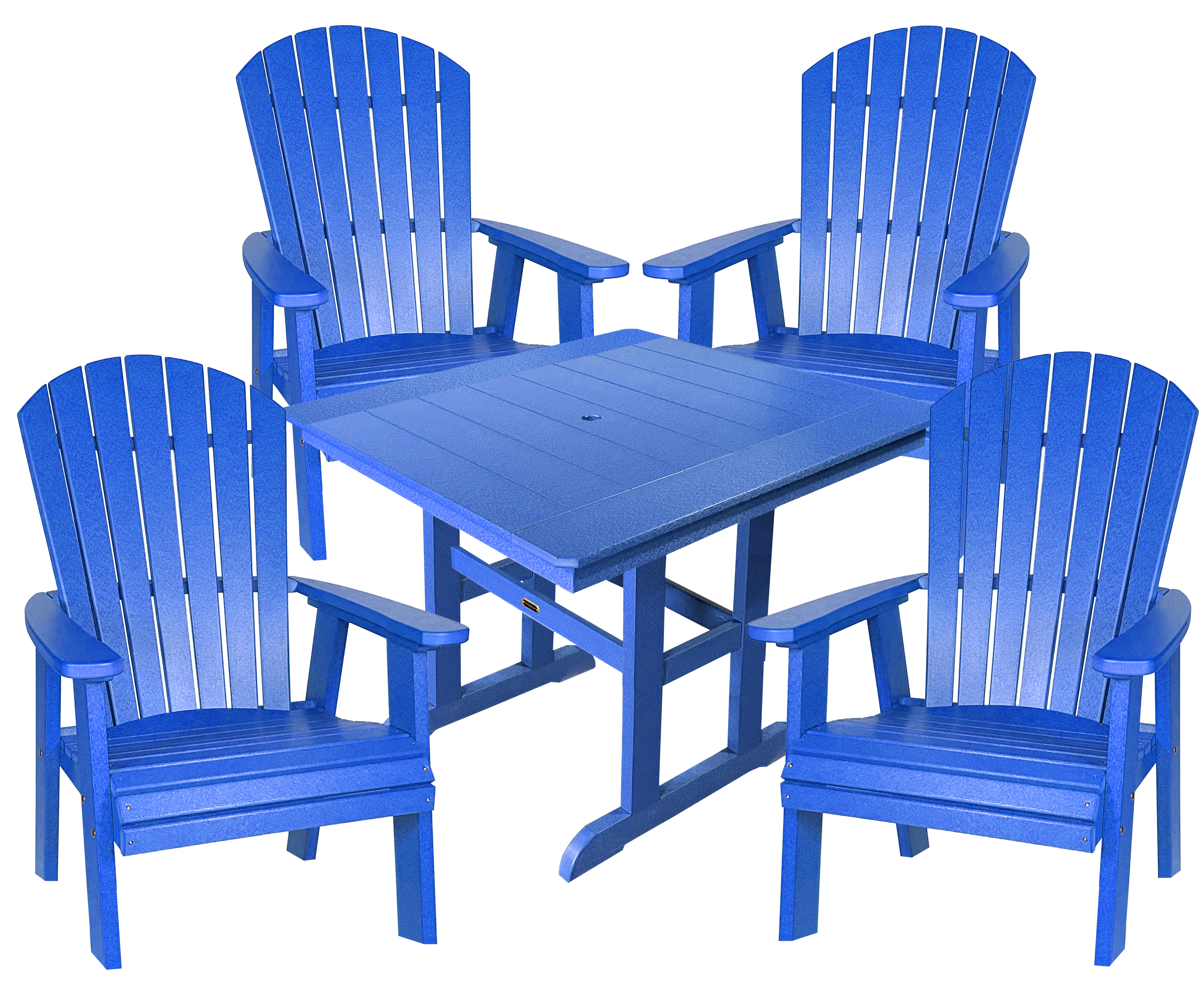 5-Piece Oceanview Adirondack Dining Set - Fully Assembled