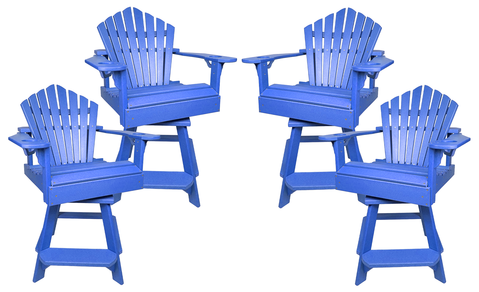 Set of 4 - Bridgewater Swivel Counter Chairs
