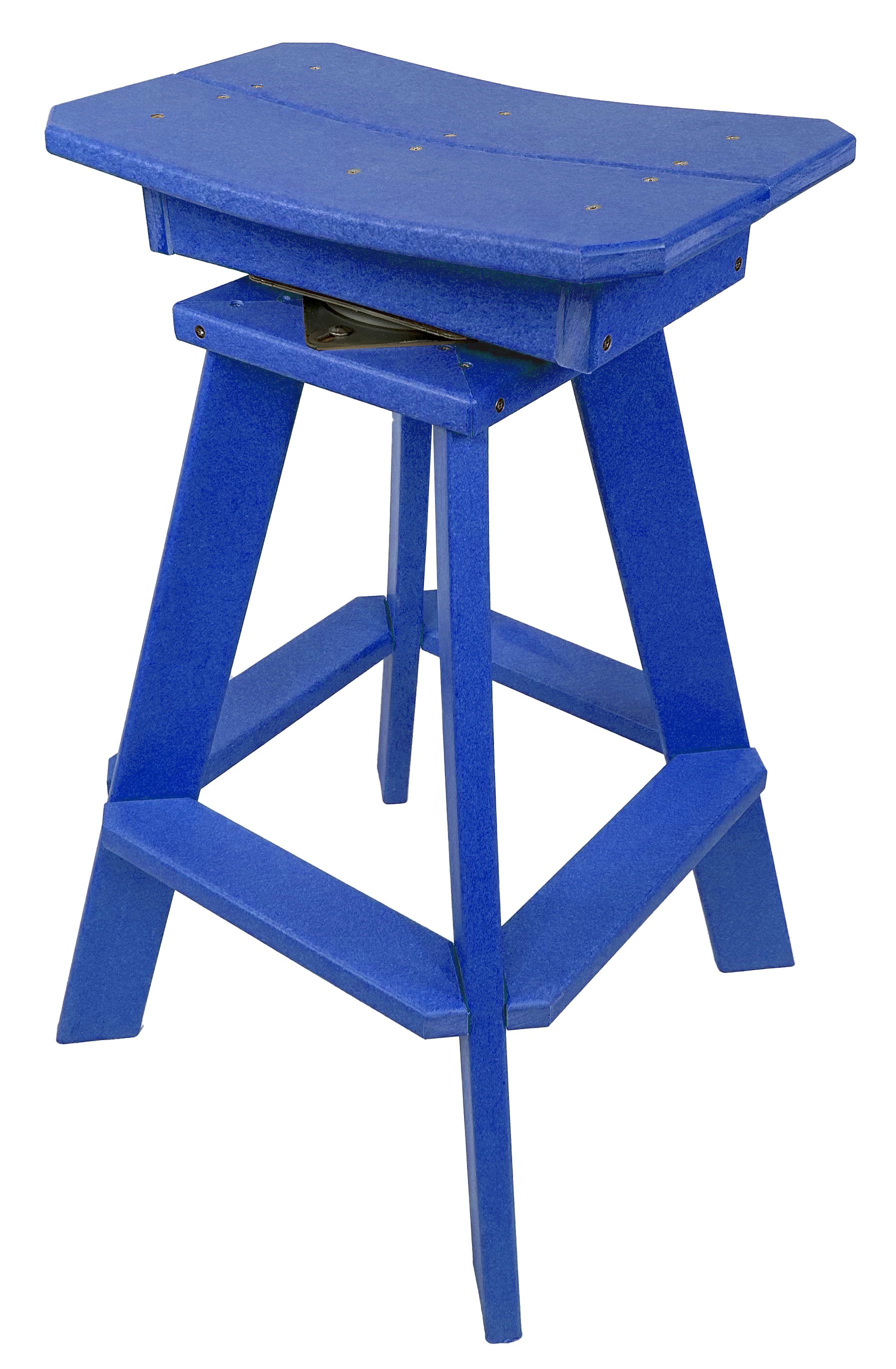 Set of 6 - Swivel Saddle Bar Stools