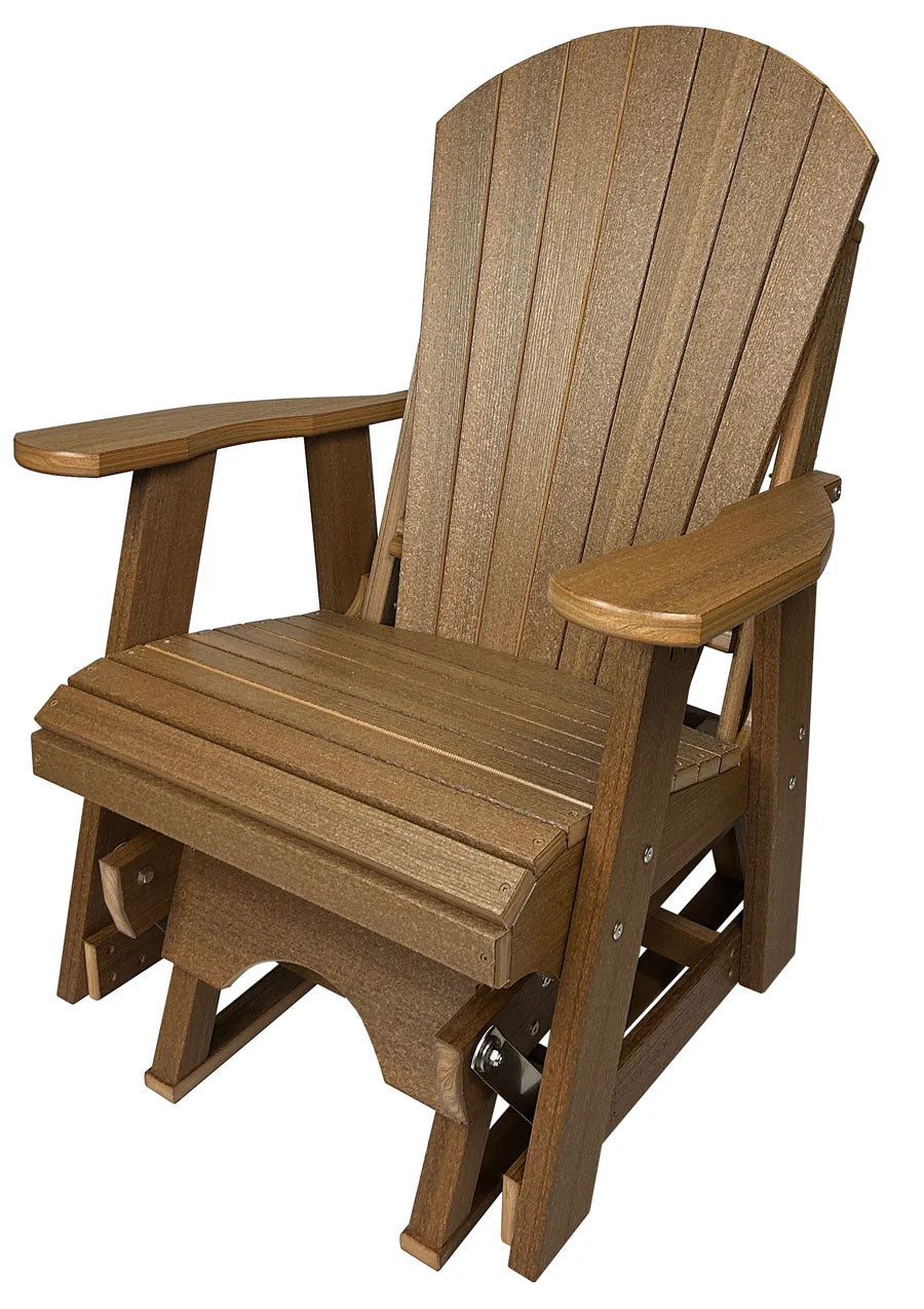 DuraWeather Poly Adirondack Porch Glider