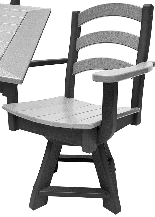 9-Piece Gardenia Dining Set With Two Swivel Chairs