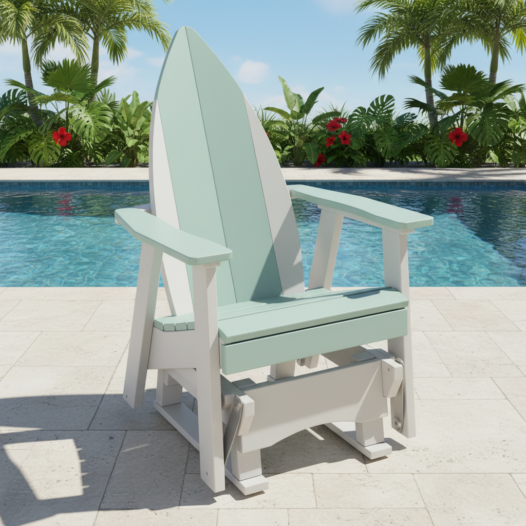 DuraWeather Poly SURFBOARD NOSE 2 GLIDER CHAIR