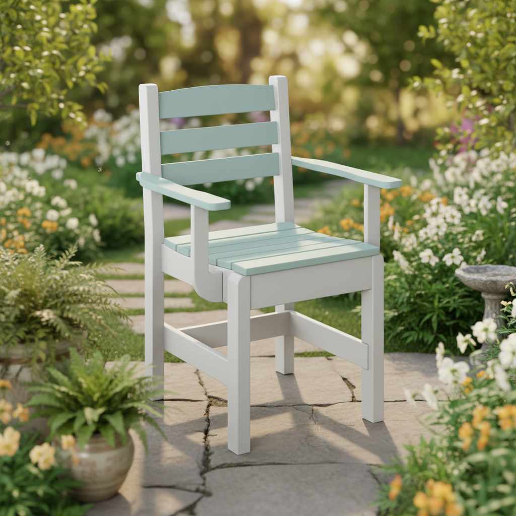 DuraWeather Poly DINING CAPTAIN CHAIR