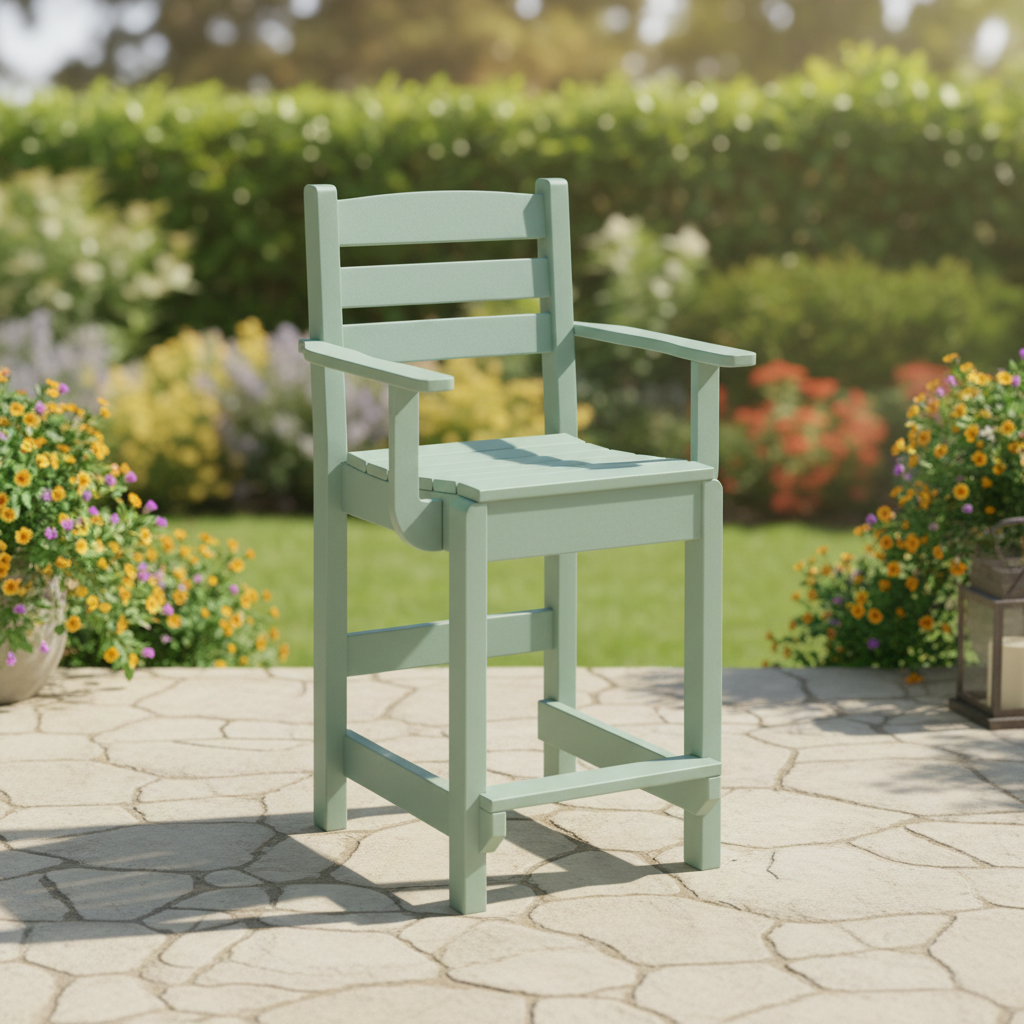 DuraWeather Poly DINING CAPTAIN CHAIR