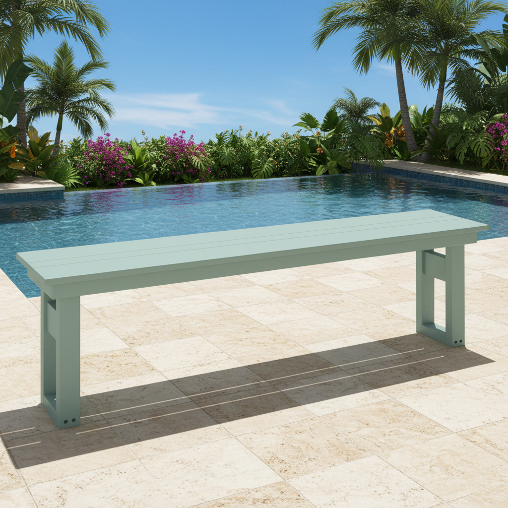 DuraWeather Poly MODERN 64 DINING BENCH