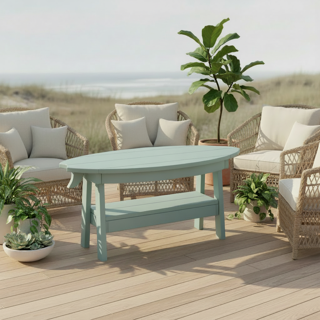 DuraWeather Poly SURFBOARD COFFEE TABLE